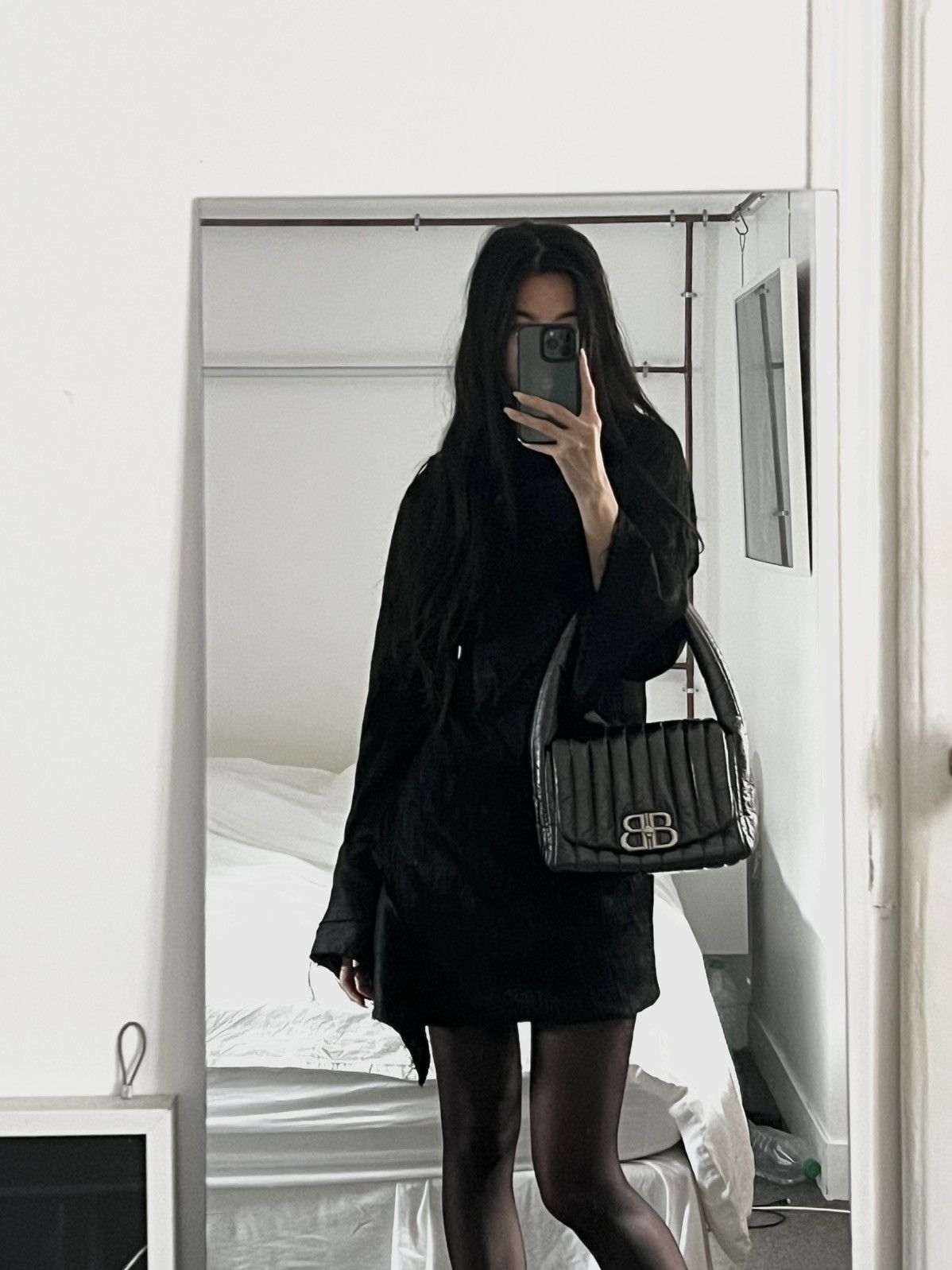 Balenciaga Balenciaga Monaco bag metallic quilted calfskin BB details. Size ONE SIZE - 6 Thumbnail