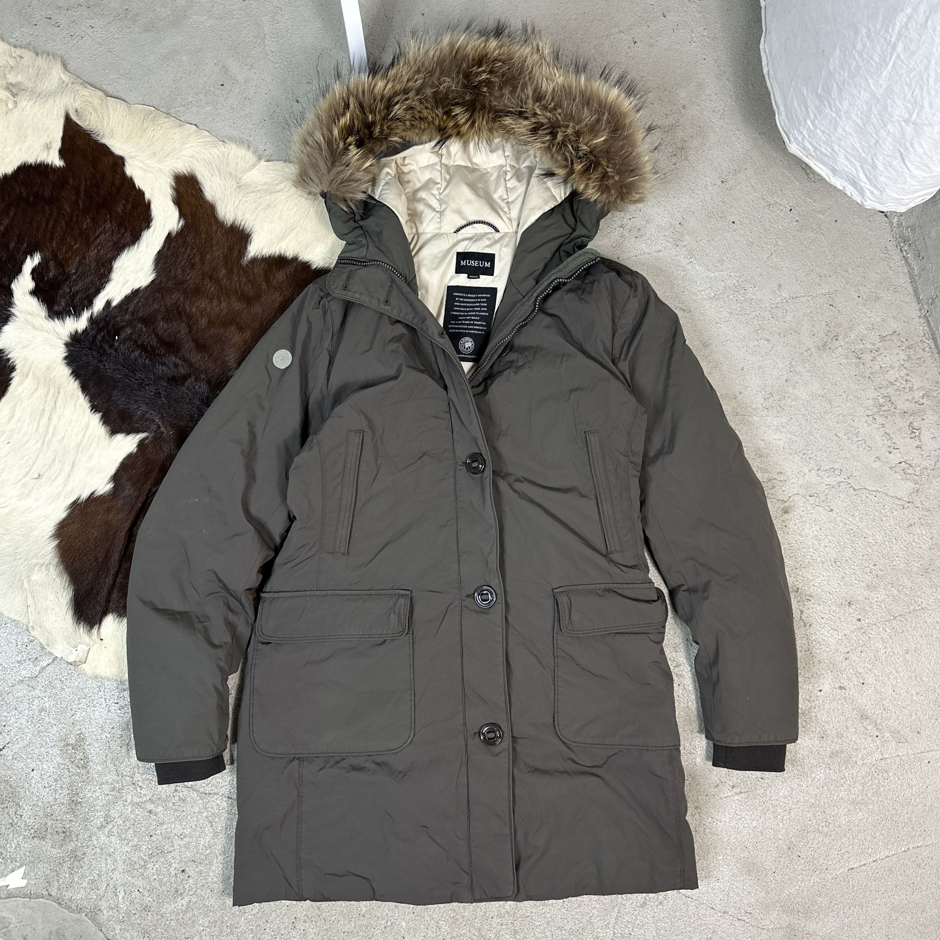 Vintage Women's Museum Parka Jacket Size M / US 6-8 / IT 42-44 - 2 Thumbnail