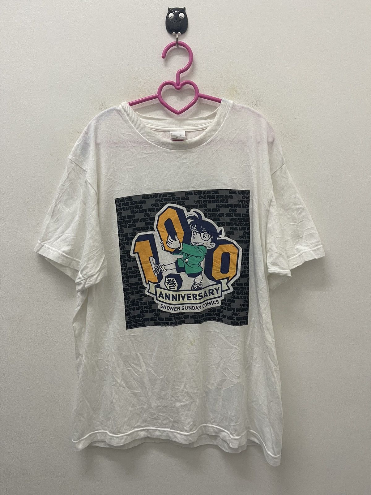 Anime Rare Vintage SHONEN SUNDAY COMICS 100 Anniversary Tee Size US L / EU 52-54 / 3 - 1 Thumbnail