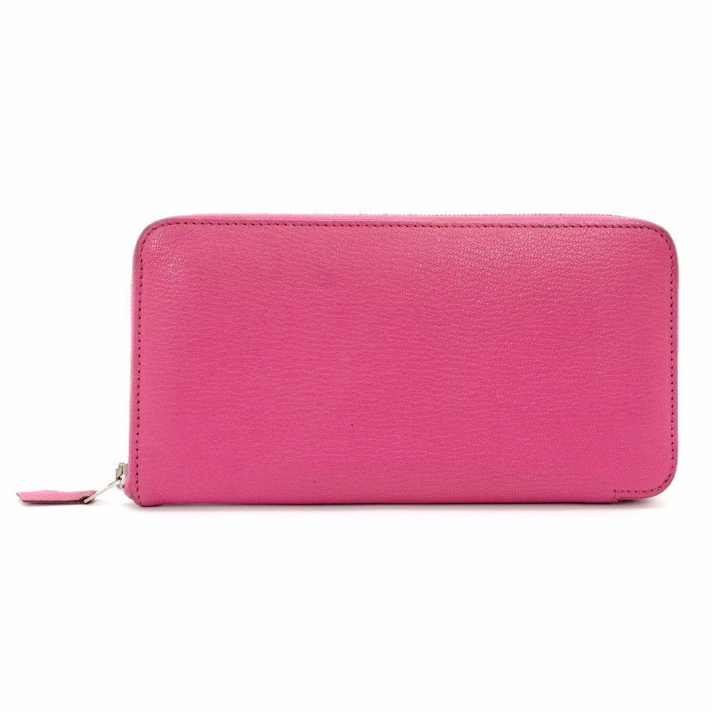 Hermes Hermès Azap Long All Leather Sheepskin Pink Long Wallet Size ONE SIZE - 1 Thumbnail