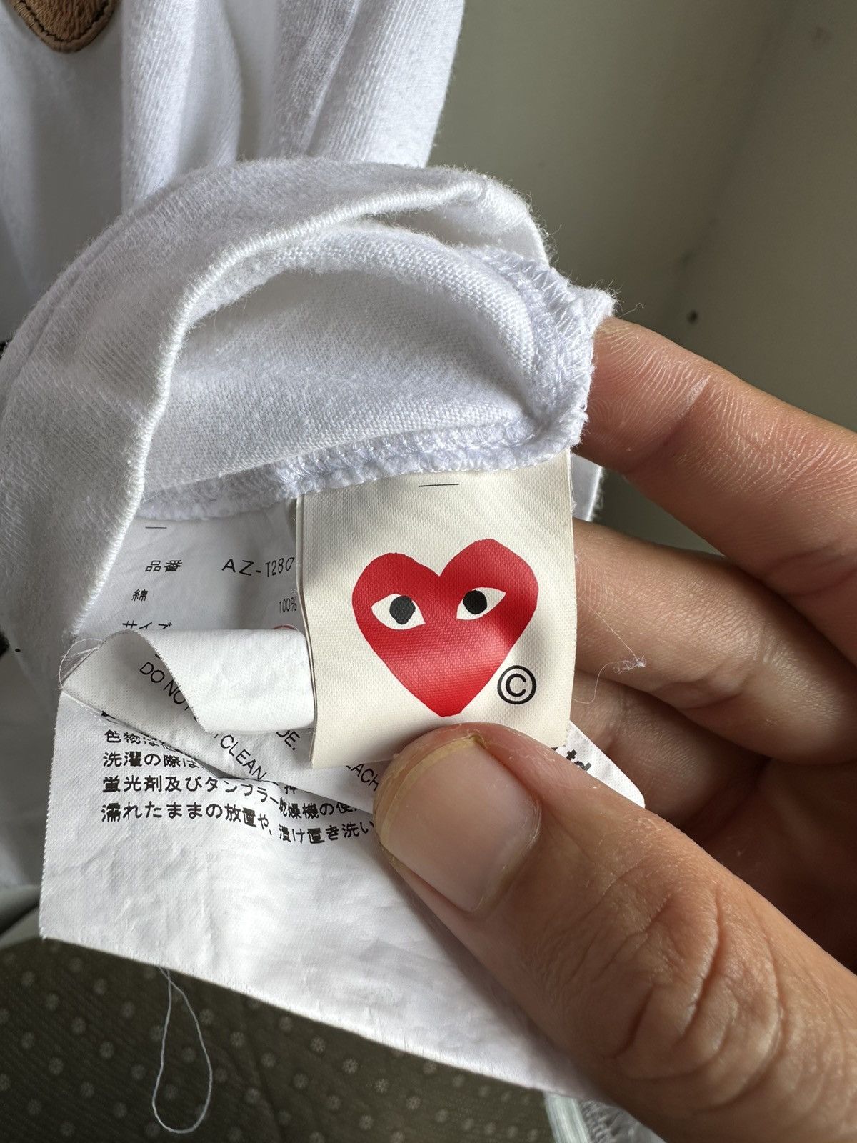 CDG by Comme des Garcons CDG Play Tshirt Size US XS / EU 42 / 0 - 7 Thumbnail