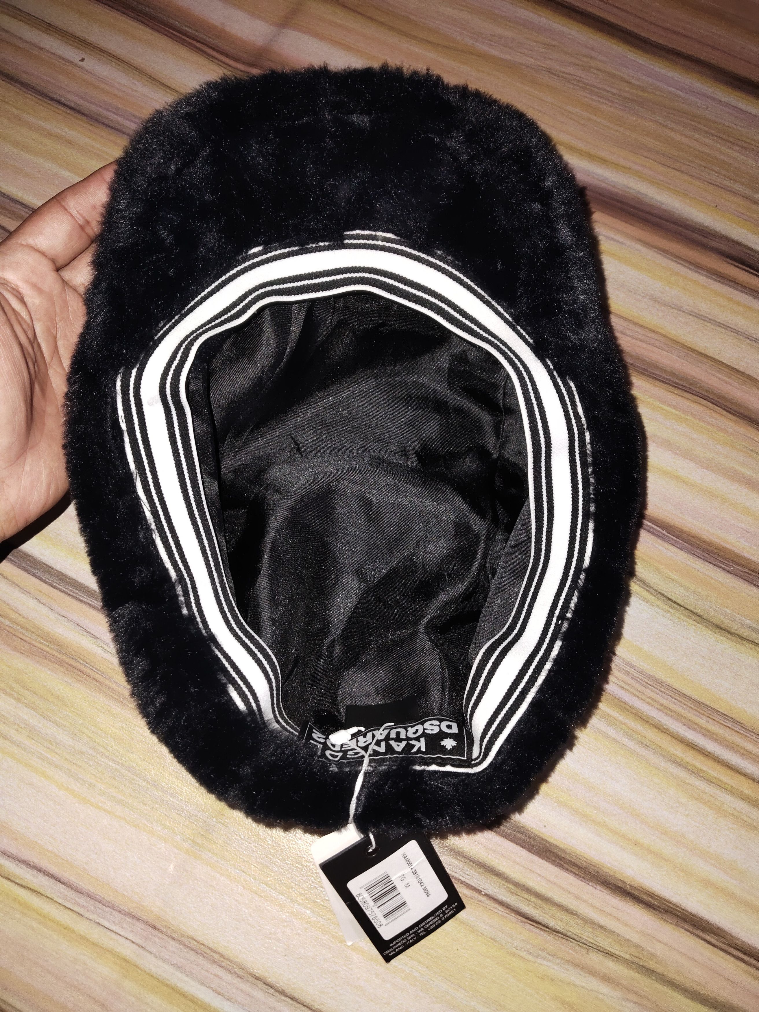 Dsquared2 KANGOL x DSQUARED2 Fleece Flat Cap Size ONE SIZE - 9 Thumbnail