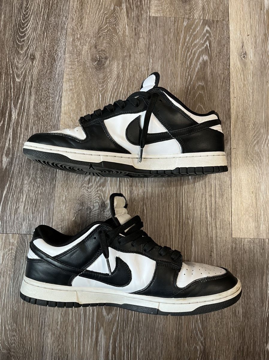 Nike Nike Dunks Black/White Panda With Box Size US 11.5 / EU 44-45 - 3 Thumbnail
