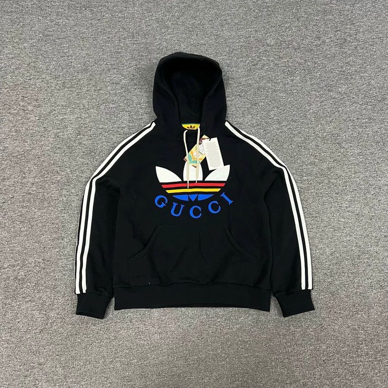 Gucci Gucci Adidas Gucci co-branded colorful logo hooded sweatshi Size US S / EU 44-46 / 1 - 1 Thumbnail