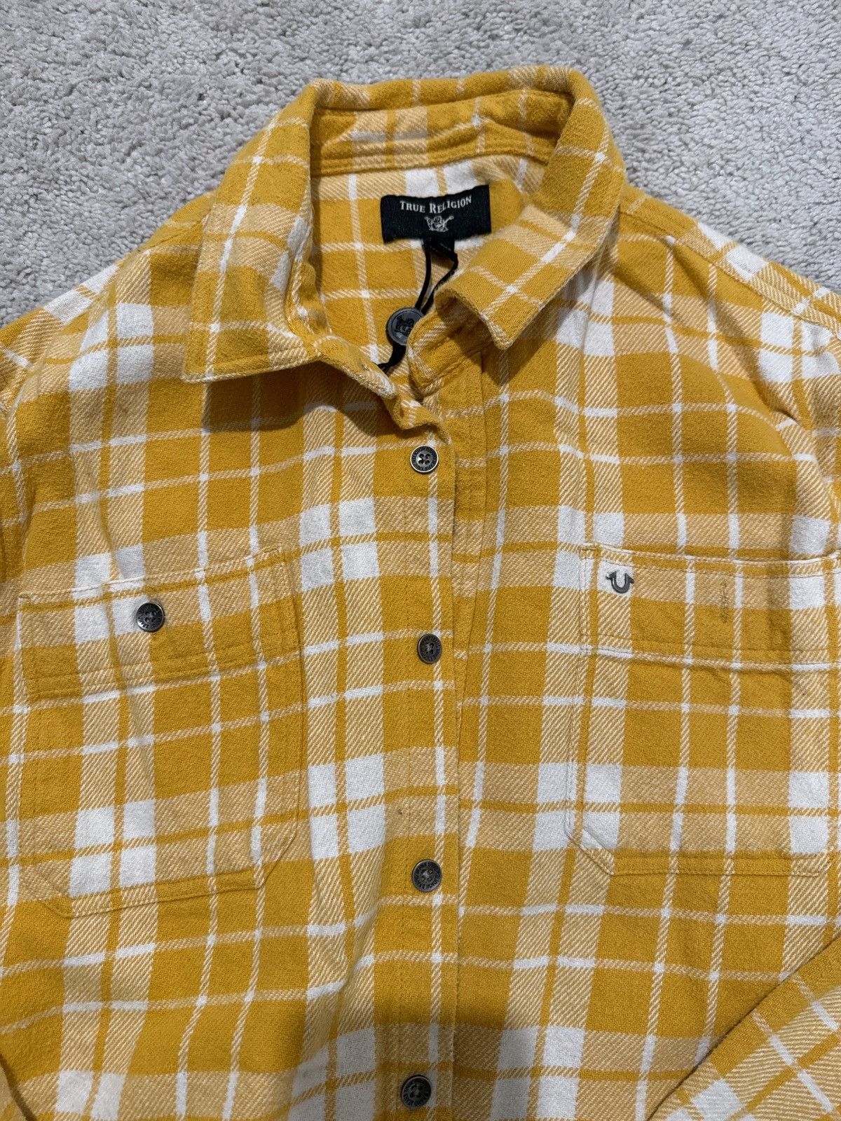 True Religion True Religion Flannel - Yellow Size US XL / EU 56 / 4 - 1 Thumbnail