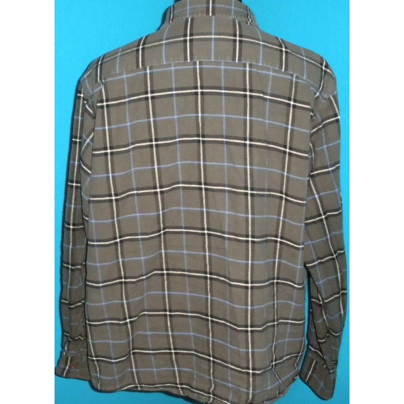 Wrangler WRANGLER Shirt Plaid Button-Up Long Sleeve XL Men’s Flannel Midweight Casual Workwear Fall Winter Size US XL / EU 56 / 4 - 3 Thumbnail