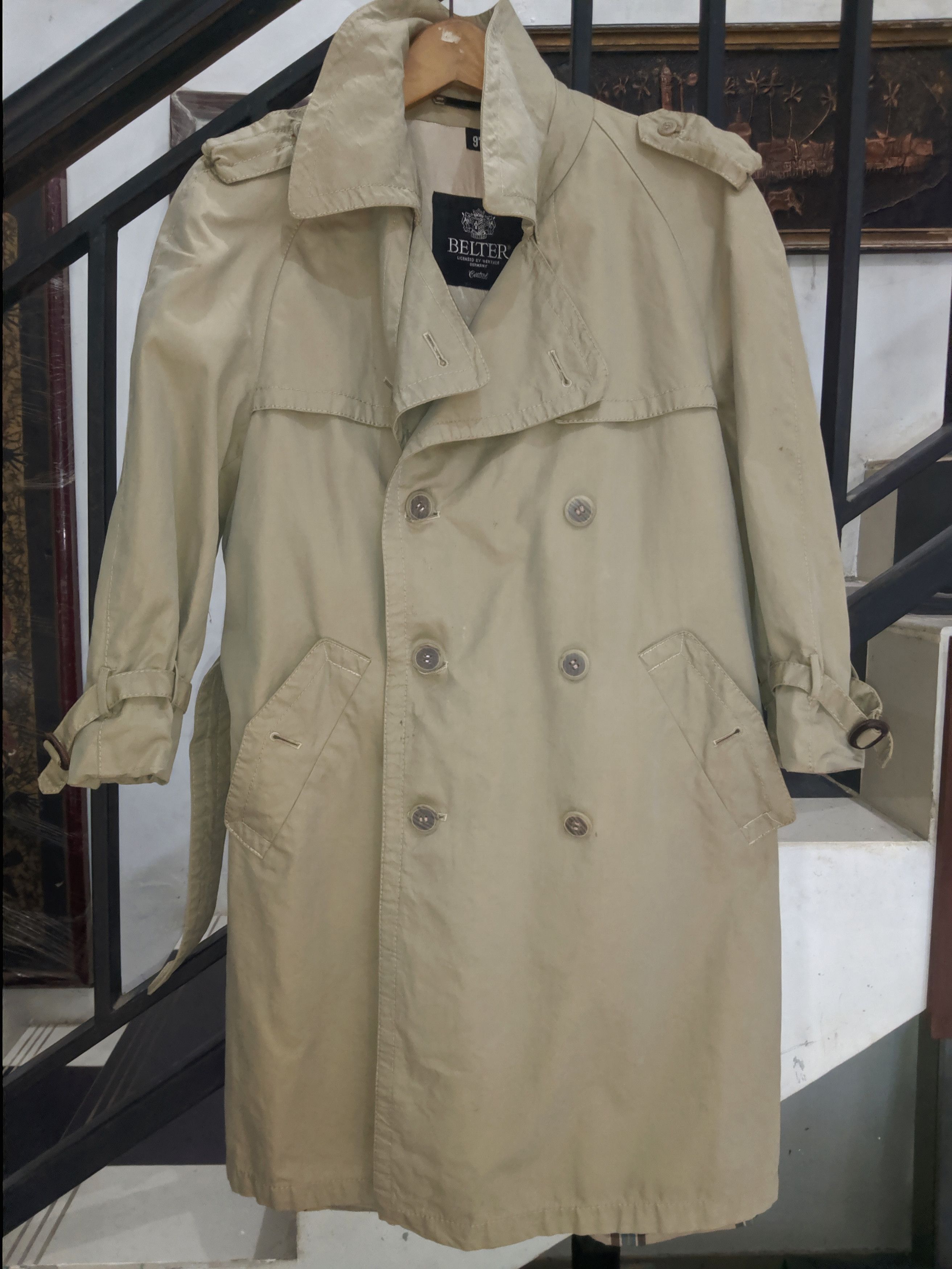 American Trench × Japanese Brand 🌹vintage BELTER classic 🌹 Size L / US 10 / IT 46 - 1 Thumbnail