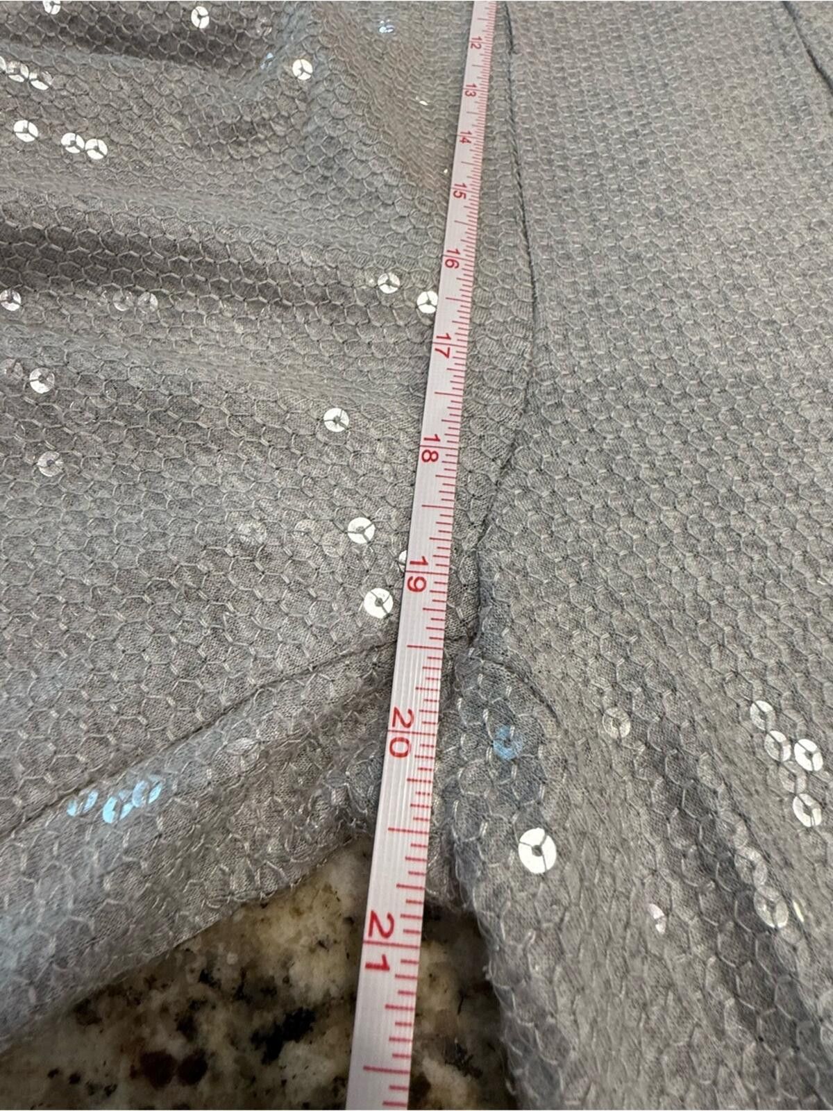 Other Ett:twa Anthropologie silver sequin sleeveless jumpsuit SZ 2 Size 26" / US 2 / IT 38 - 10 Thumbnail