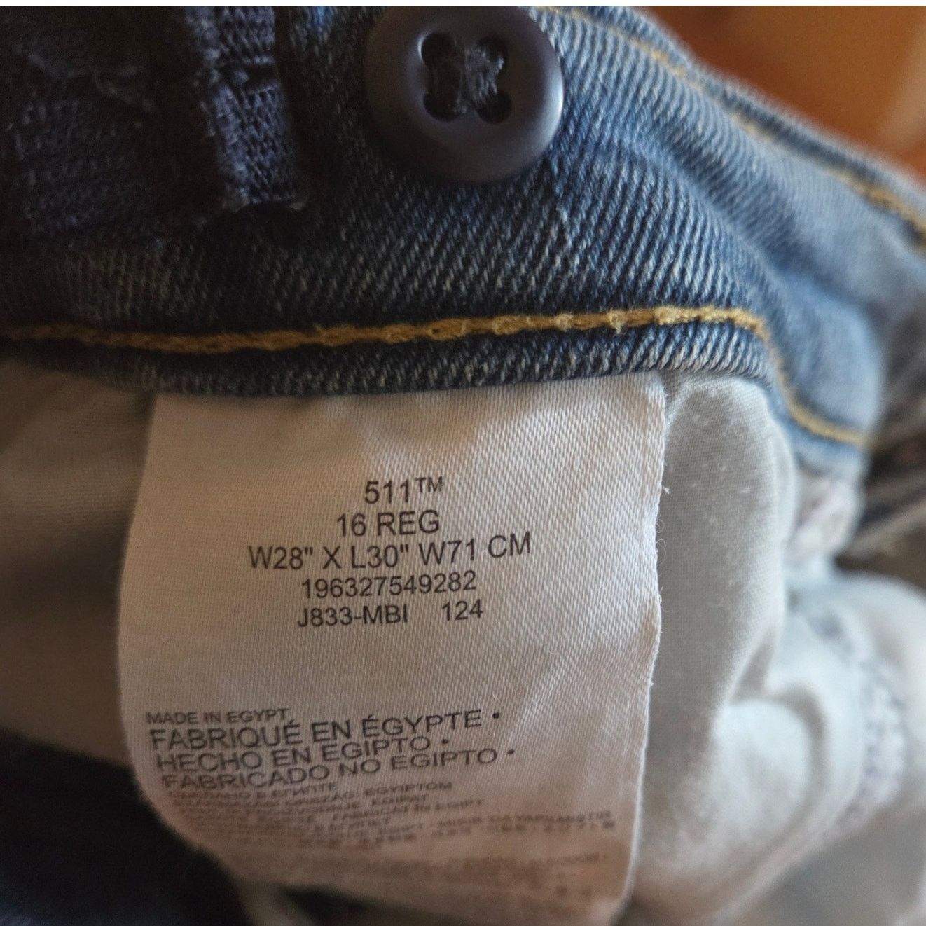 Levi's Levi's 511 Slim Performance Jeans, Juniors Size 28x30 16REG Size 38" / US 16 / IT 52 - 5 Thumbnail