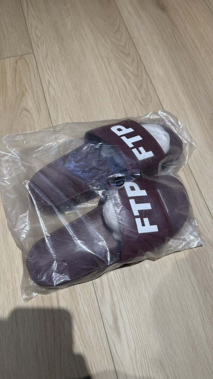 Fuck The Population FTP Slides Burgundy Size US 10 / EU 43 - 6 Thumbnail