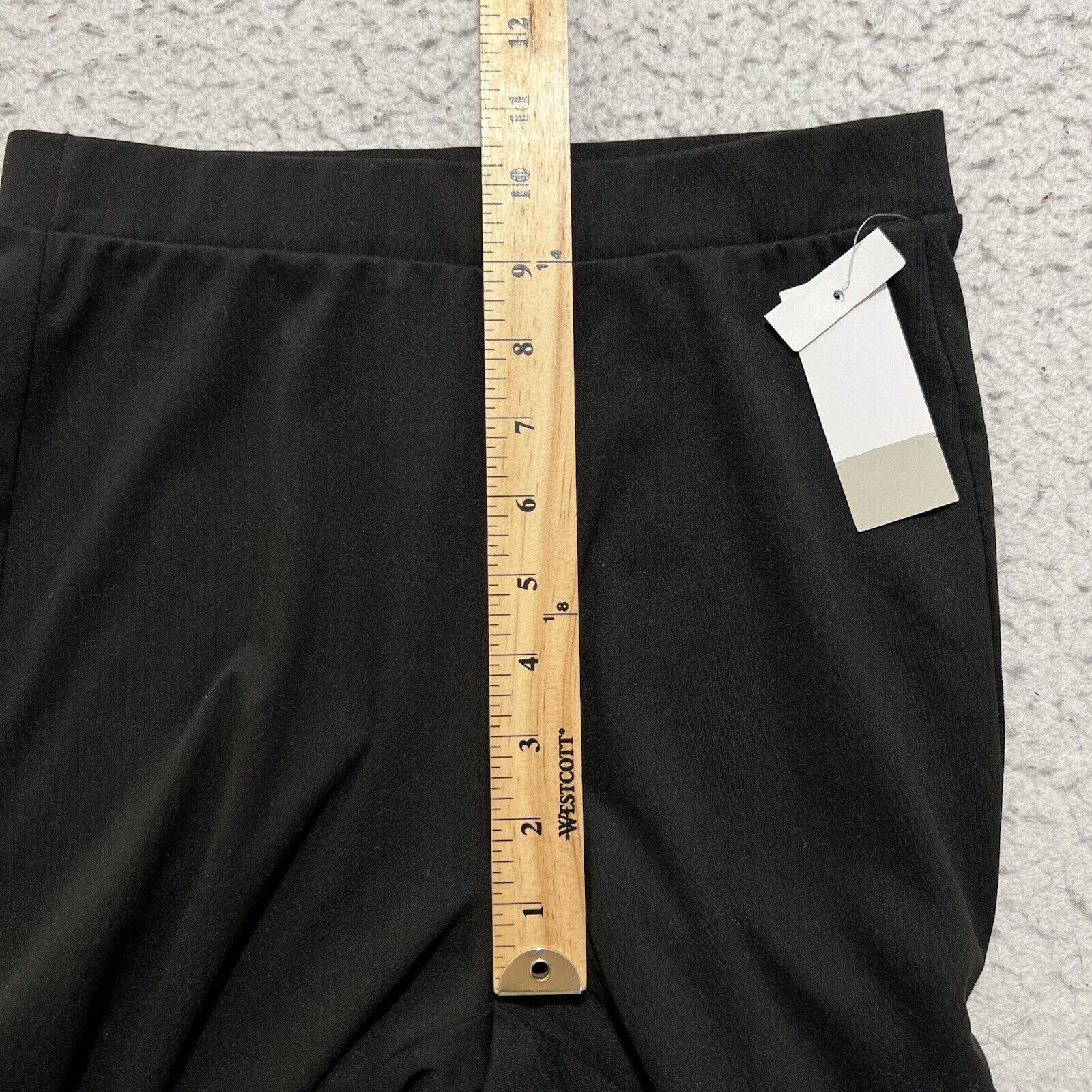 Nordstrom BP Nordstrom Black Leggings Slim Leg Slit Full Length NWT Size 26" / US 2 / IT 38 - 10 Thumbnail
