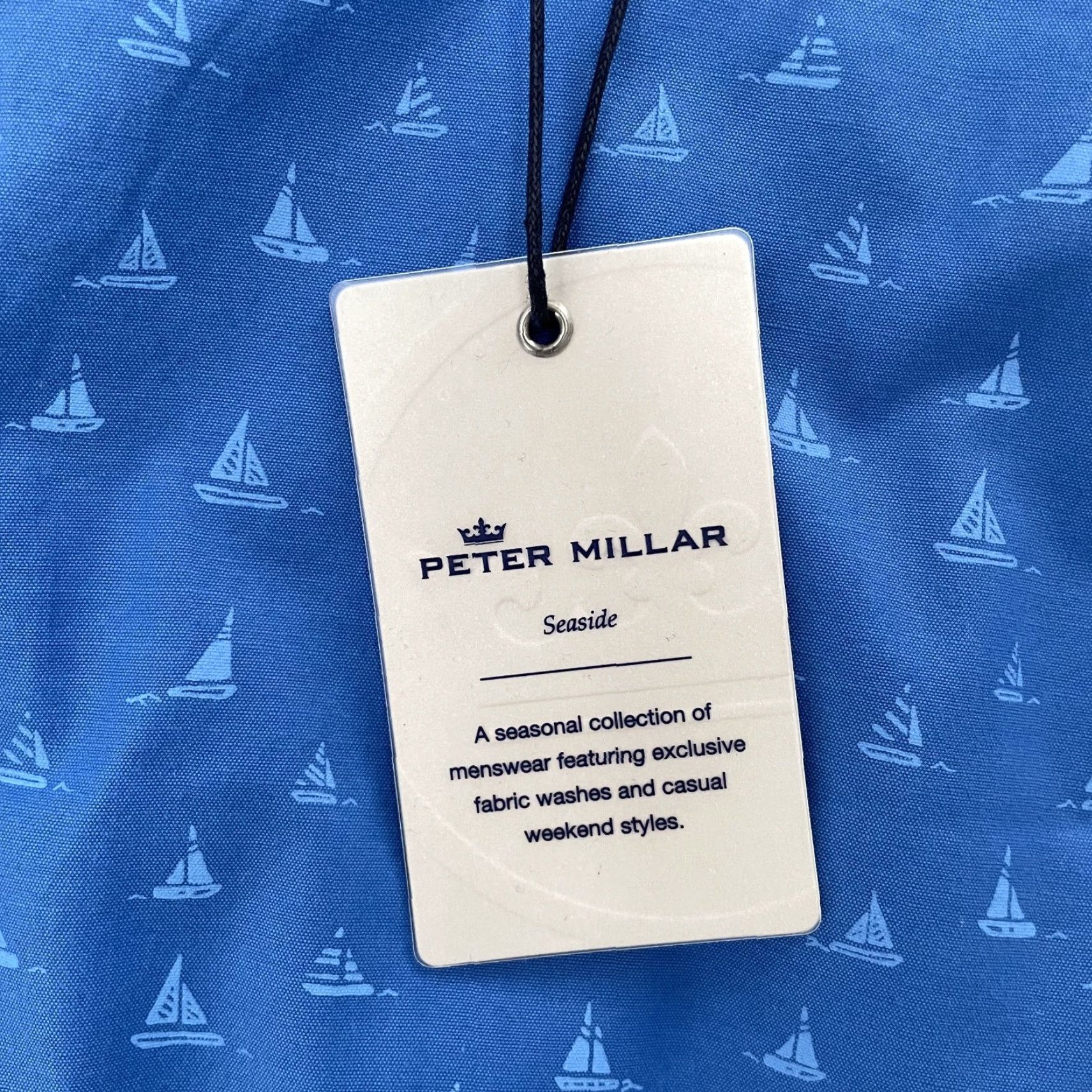 Peter Millar Peter Millar Shorts Adult 38 Blue Seaside Seaboat All Over Print Lightweight NEW Size US 38 / EU 54 - 4 Thumbnail