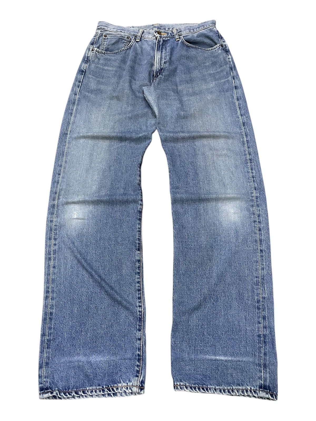 Edwin × Vintage Vintage OG Edwin 505 Loose Baggy Selvedge Jeans Size US 32 / EU 48 - 2 Thumbnail