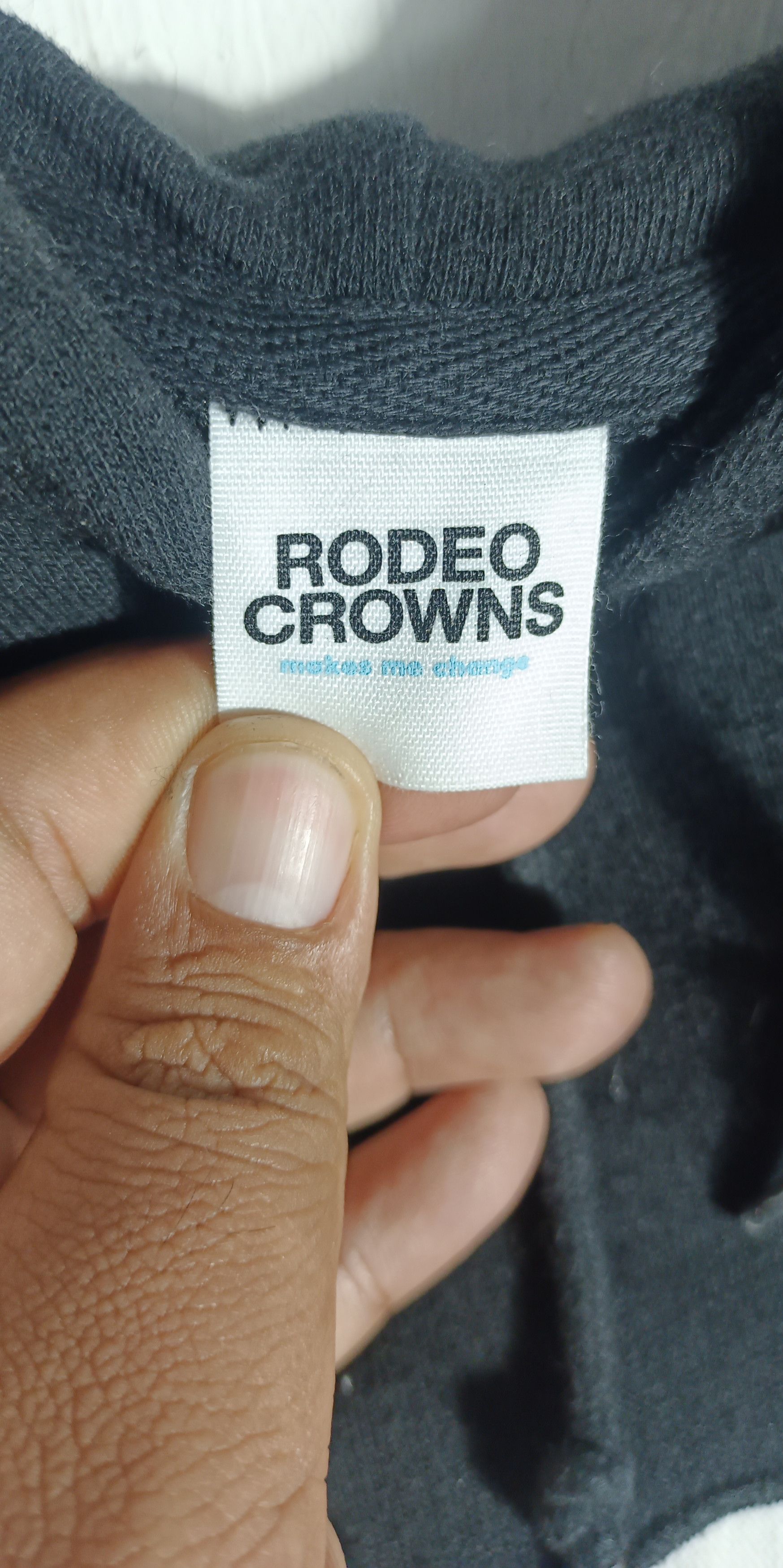 Japanese Brand 💥Rodeo Crowns Big Spellout Hoodie Size US XL / EU 56 / 4 - 9 Thumbnail