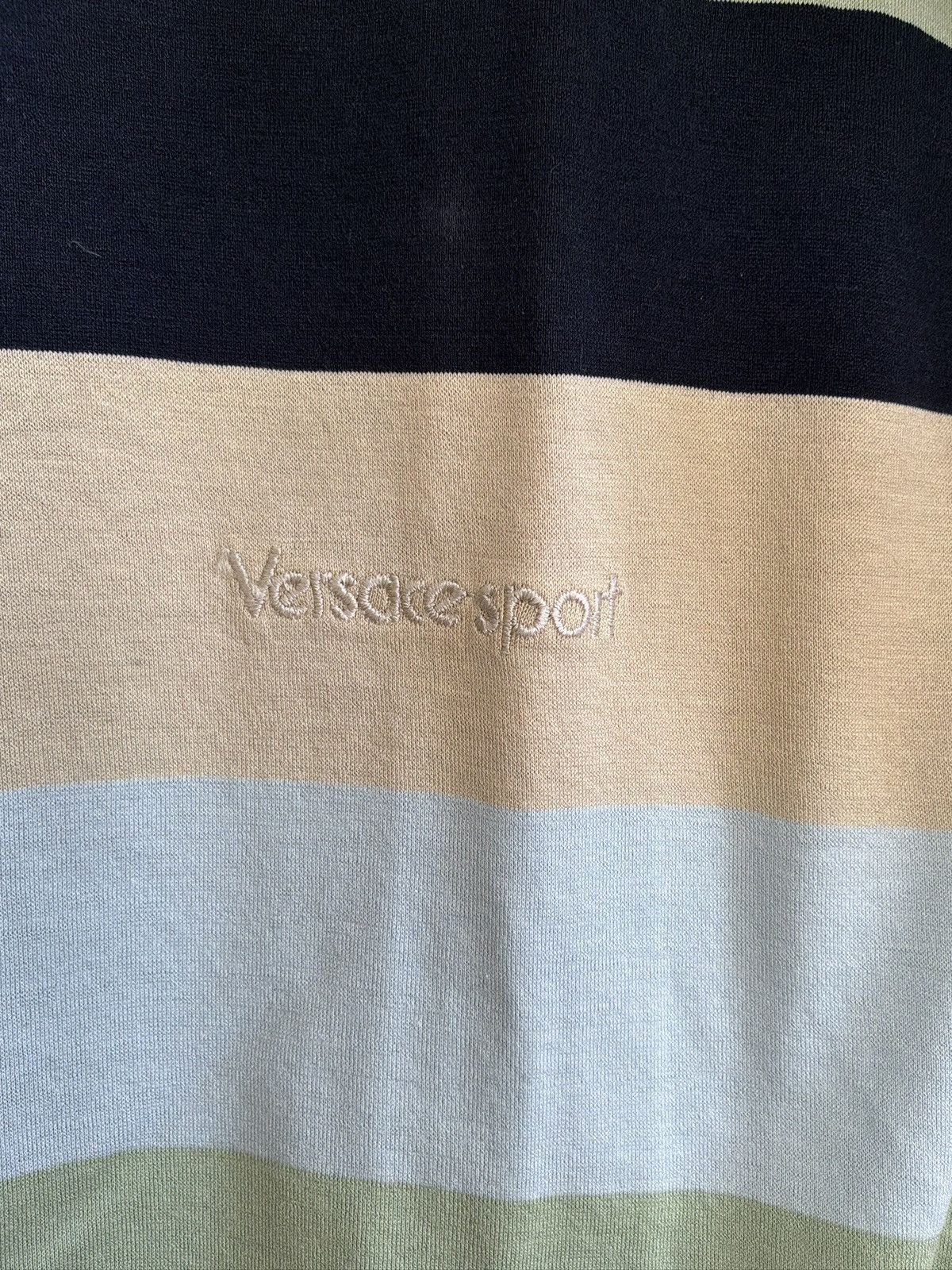 Versace Versace Vintage Striped Polo Size L/52 Size US L / EU 52-54 / 3 - 3 Thumbnail