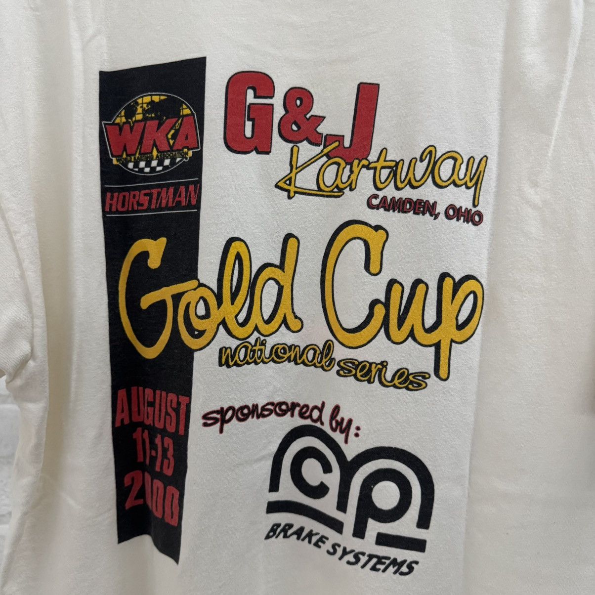 Vintage World Kart Racing Tee Size US XL / EU 56 / 4 - 4 Thumbnail