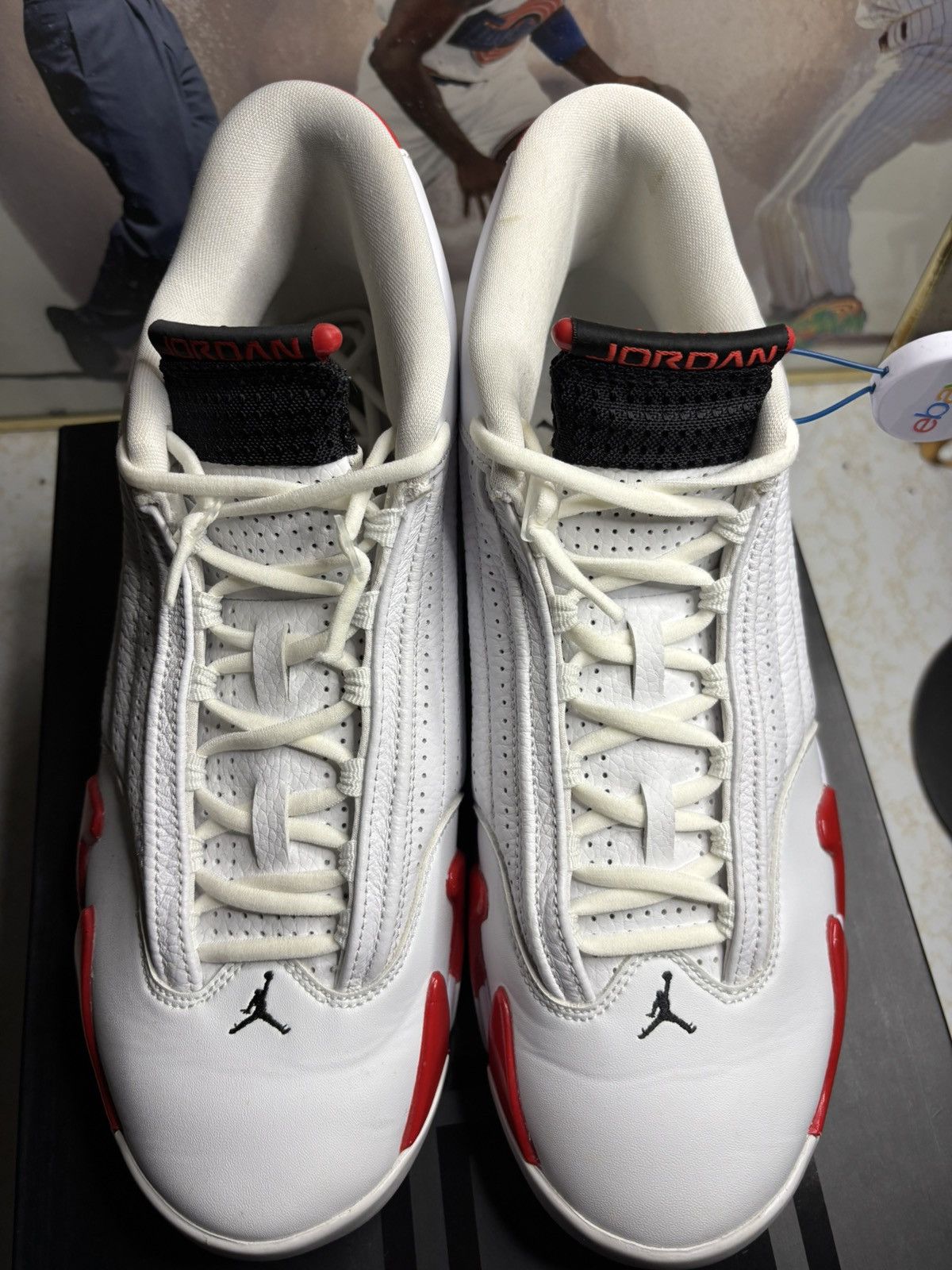 Jordan Brand Jordan Retro 14 ‘candy cane’ Size US 10.5 / EU 43-44 - 2 Thumbnail