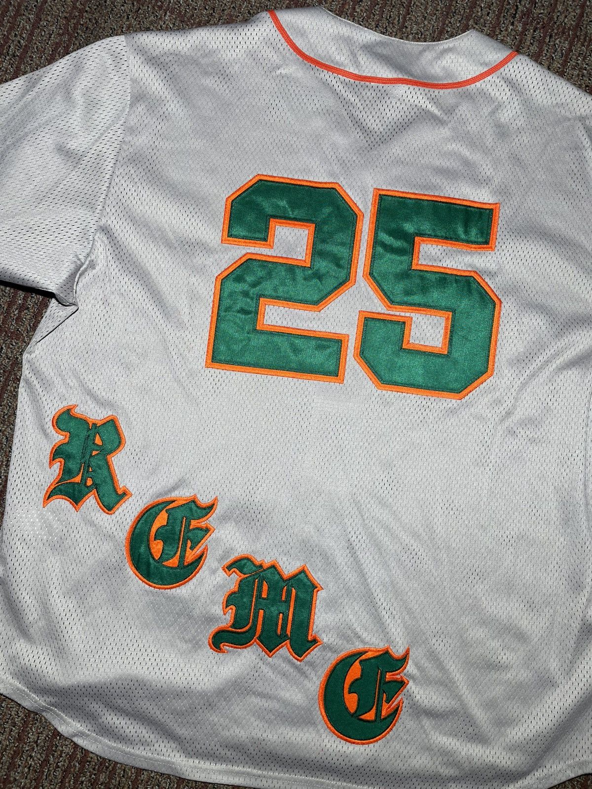 Supreme Supreme Old English Baseball Jersey (XX-Large) Size US XXL / EU 58 / 5 - 4 Thumbnail