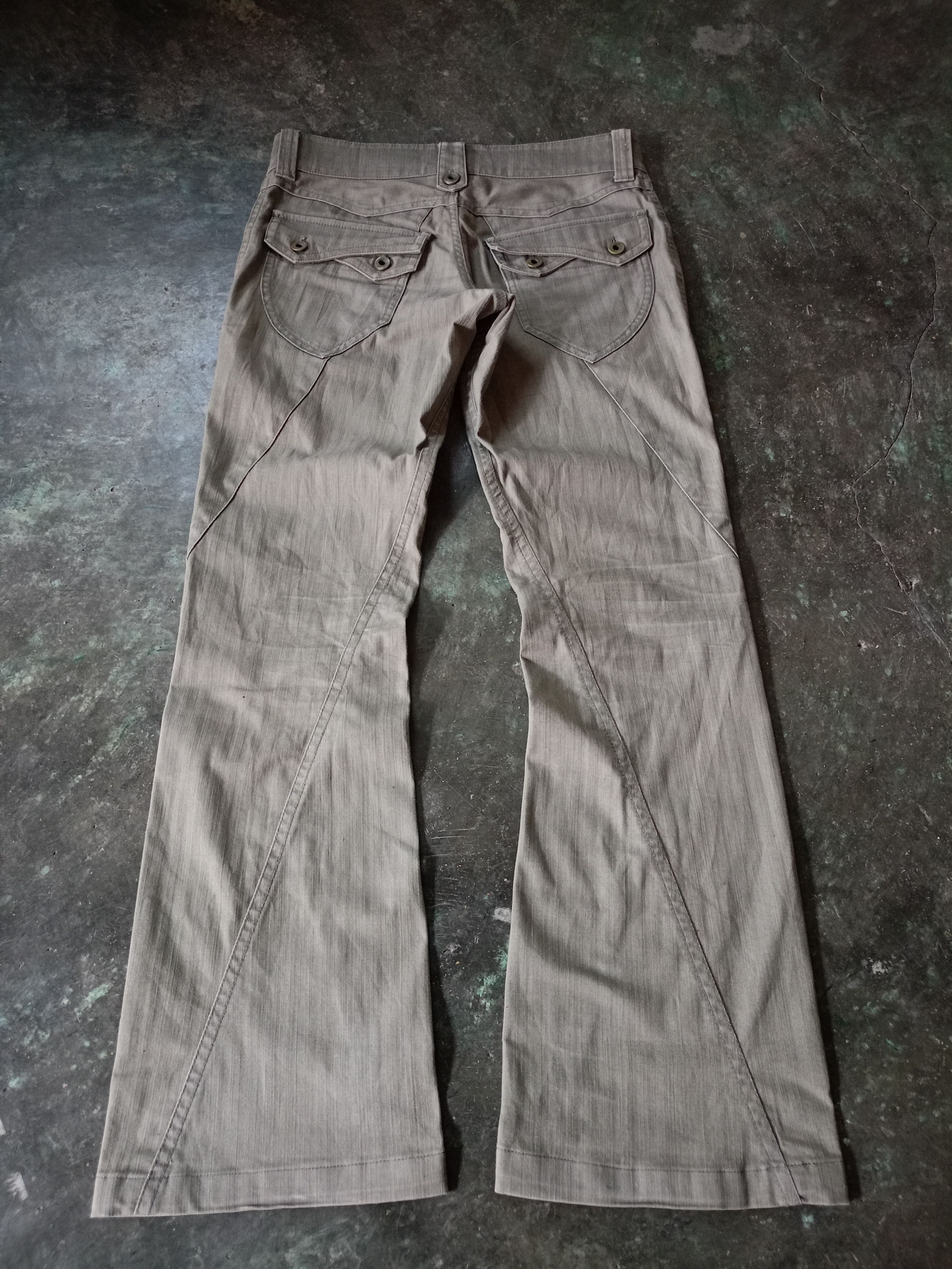 Michel Klein Michel Klein Homme Flared Pants Size US 31 - 2 Thumbnail