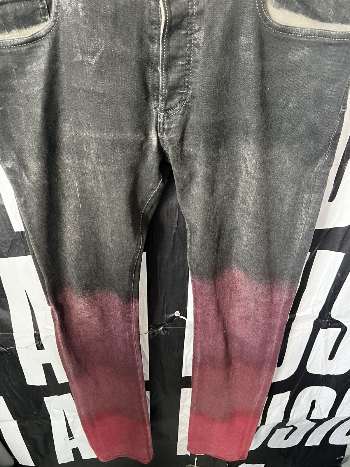Dior Dior Homme AW09 Waxed Gradient Denim Size US 36 / EU 52 - 2 Thumbnail