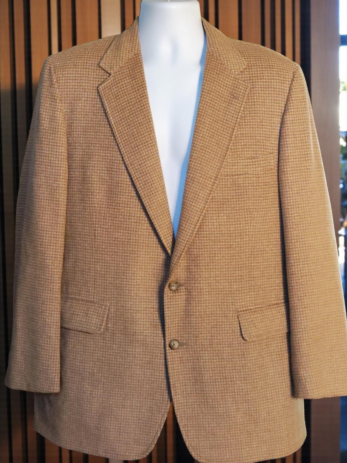 Other Vintage Classic 100% Wool Sport Coat Size 40S Size 40S - 3 Thumbnail