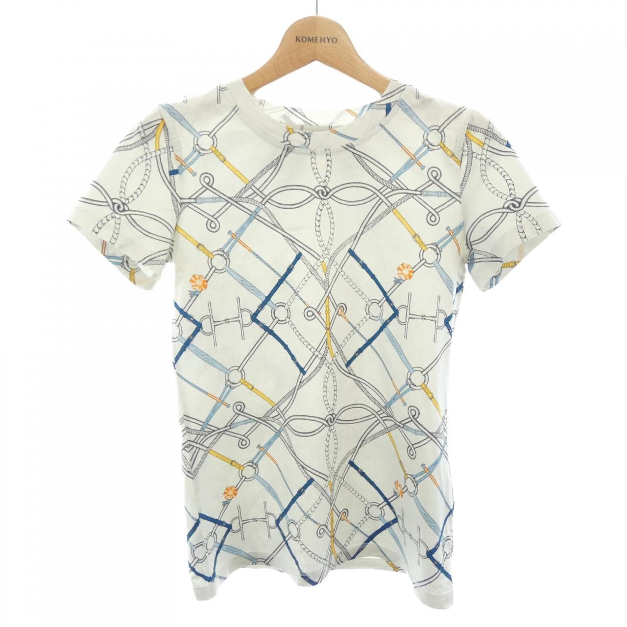 Hermes Hermes Hermès PARCOURS SANS FAUTE T-shirt Textile T-Shirts DUTY FREE for USA Size ONE SIZE - 1 Thumbnail
