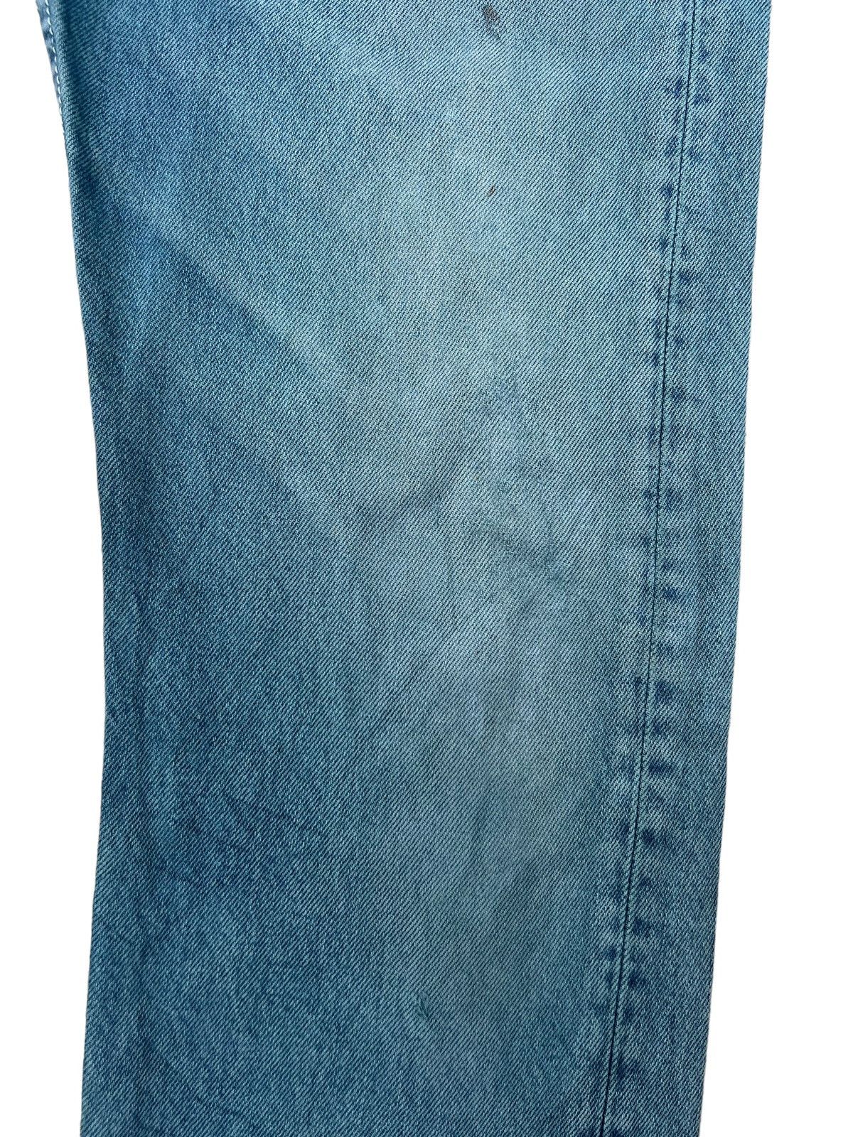 Levi's Vintage 90s Levi’s 501 Distress Mud Fade Green Denim Jeans Size US 30 / EU 46 - 9 Thumbnail