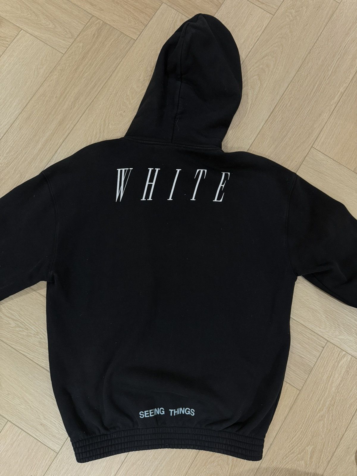 Off-White OFF-WHITE NOT REAL ANGEL HOODIE Size US XL / EU 56 / 4 - 7 Thumbnail