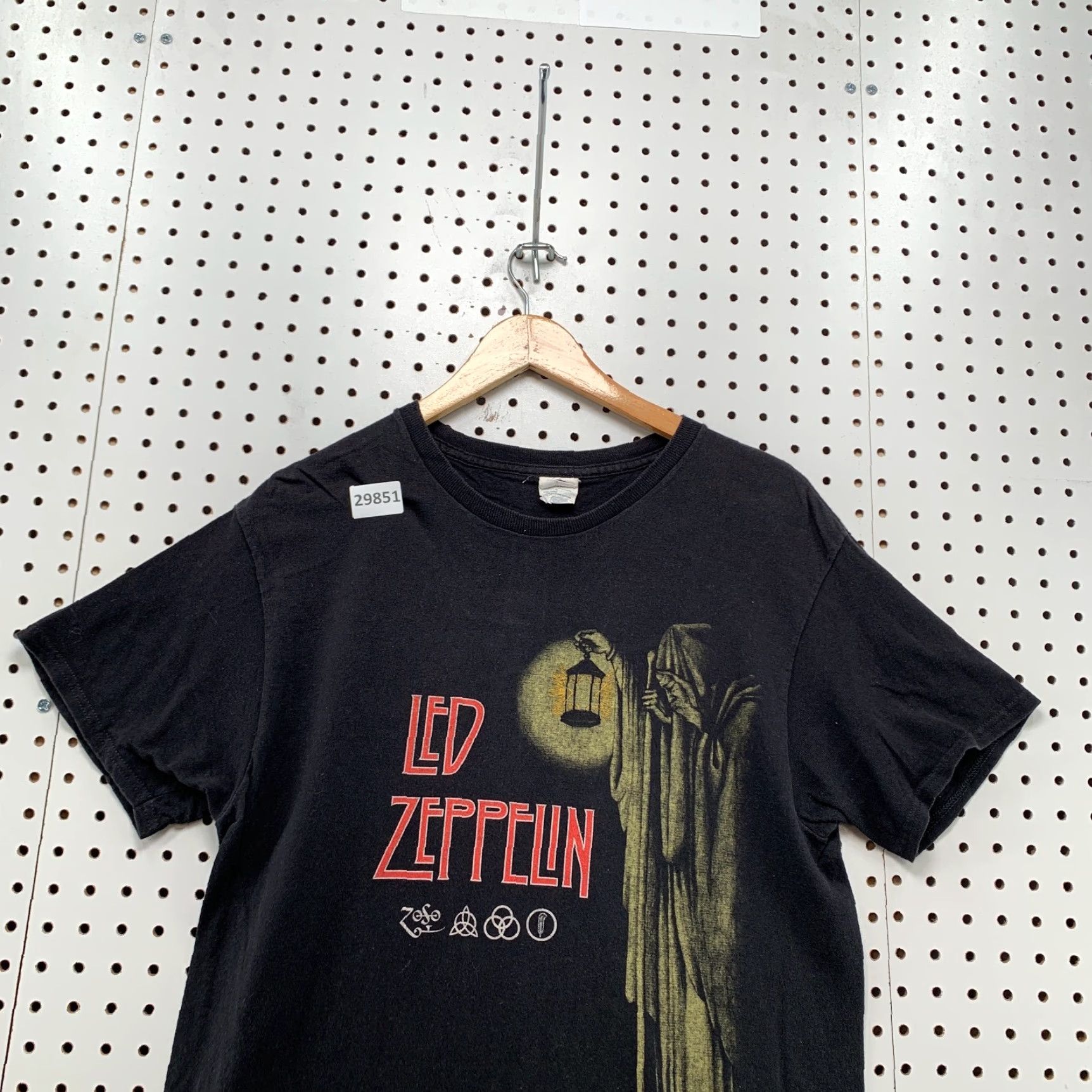 Delta VINTAGE Delta T-Shirt Men's Medium Black 1960s Music Shirt Short Sleeve Crew Neck Vintage Rock Shirt Mens M Black Tee Size US M / EU 48-50 / 2 - 2 Thumbnail