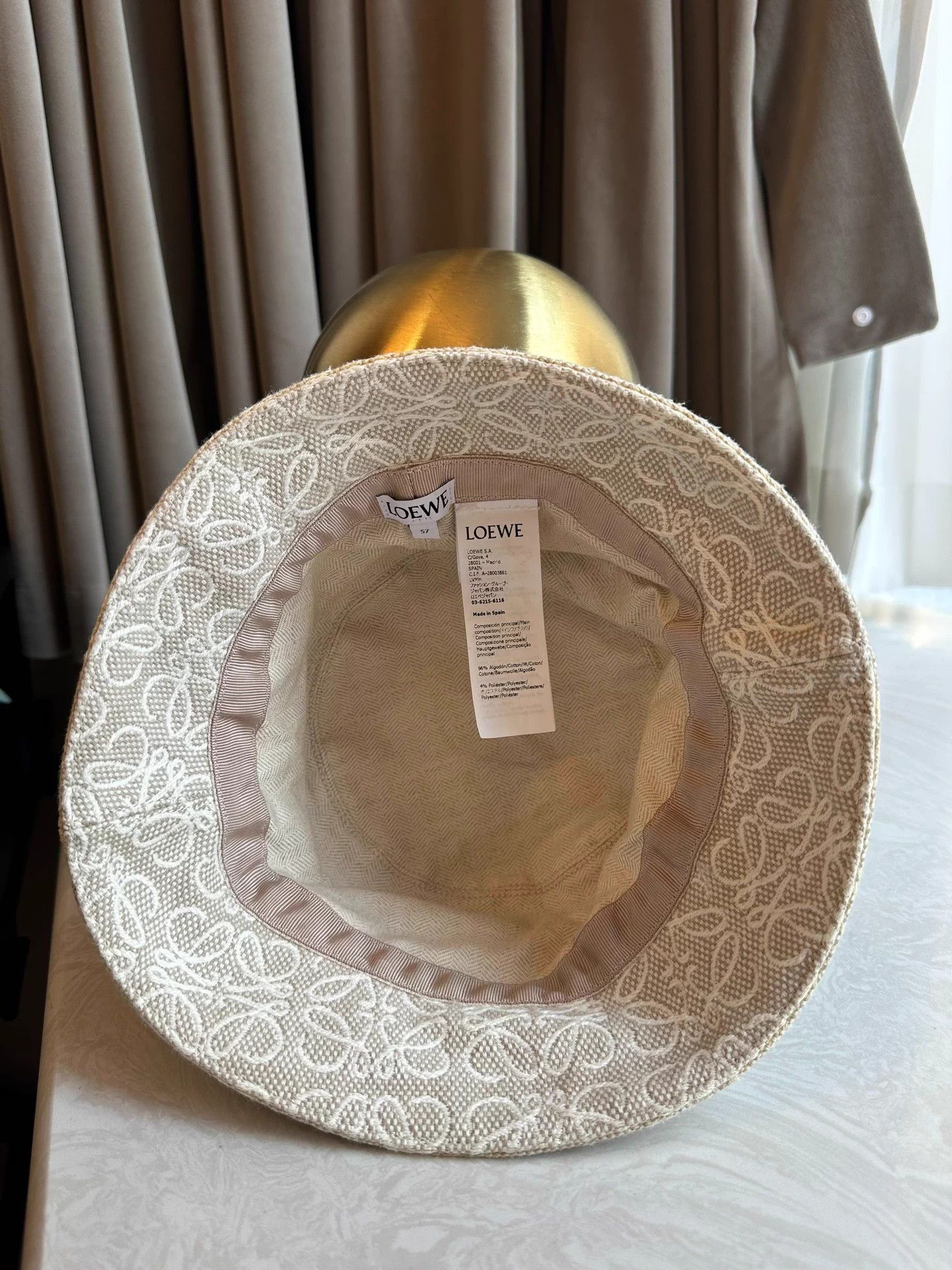 Loewe LOEWE Classic Logo Fisherman Hat 57cm M808 Size ONE SIZE - 9 Thumbnail