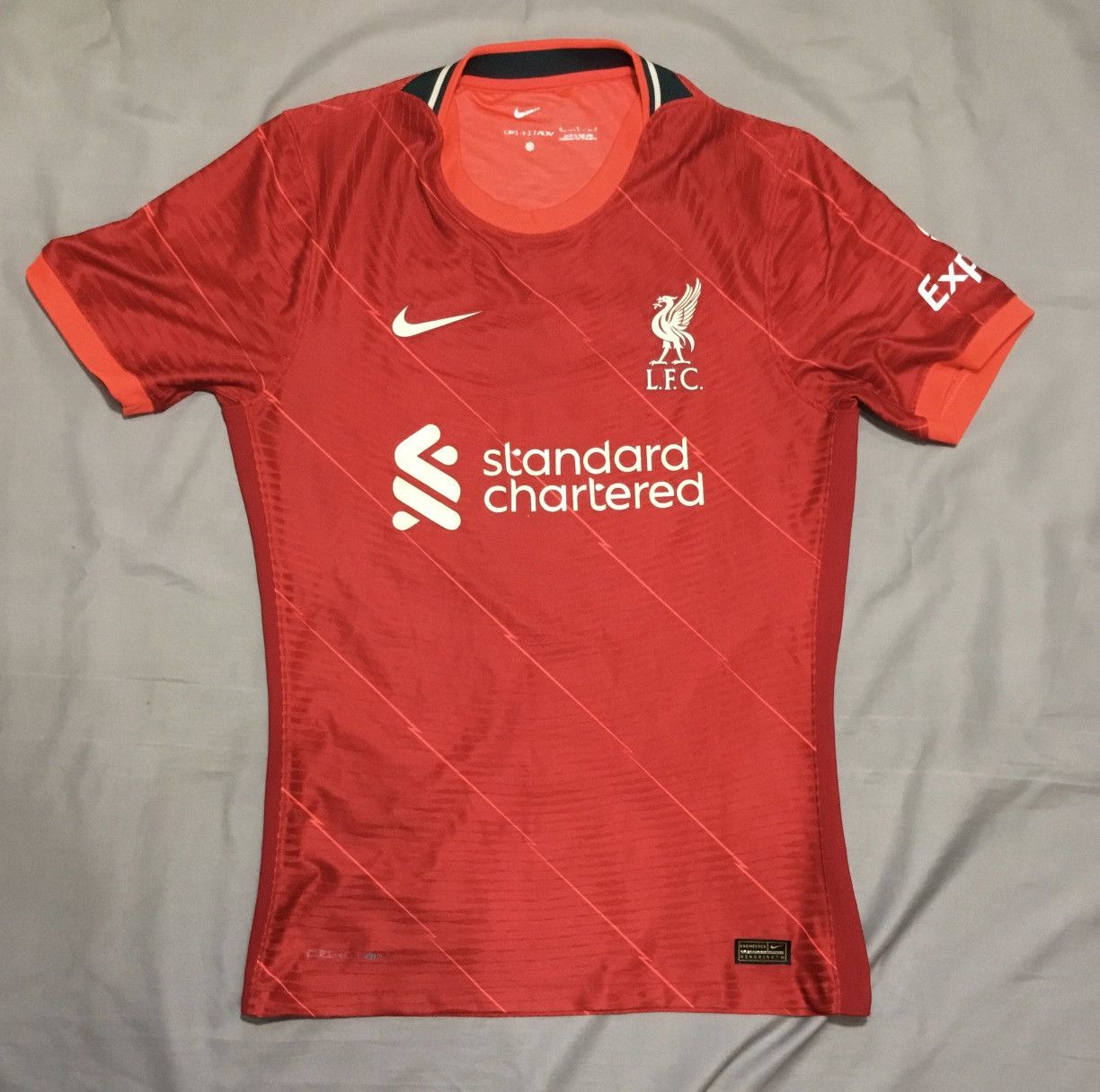Nike Jersey Nike Liverpool Size M Men's #4 Virgil Van Dijk Size US M / EU 48-50 / 2 - 1 Thumbnail