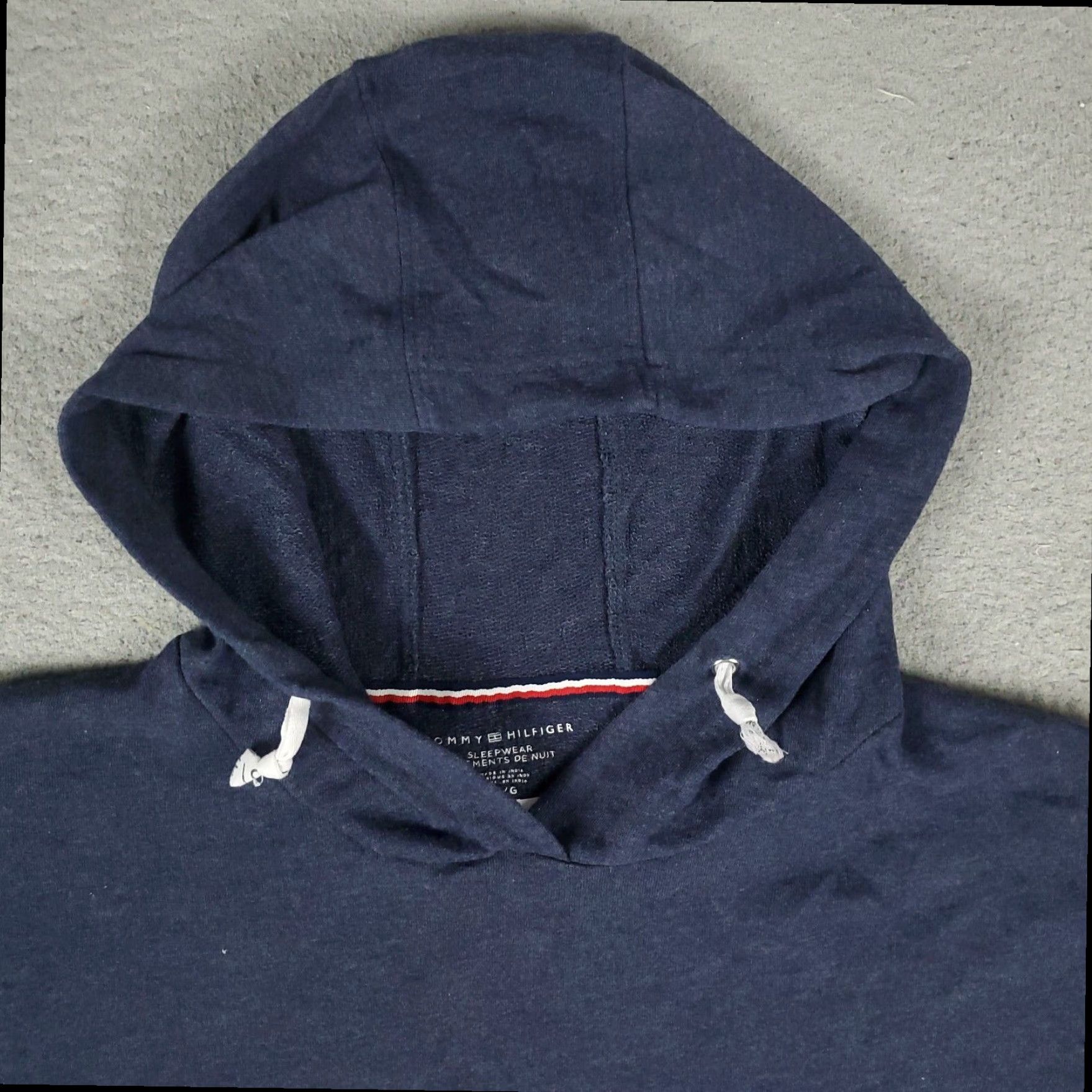 Tommy Hilfiger Tommy Hilfiger Hoodie Womens Large Blue Pullover Sweatshirt Size L / US 10 / IT 46 - 2 Thumbnail