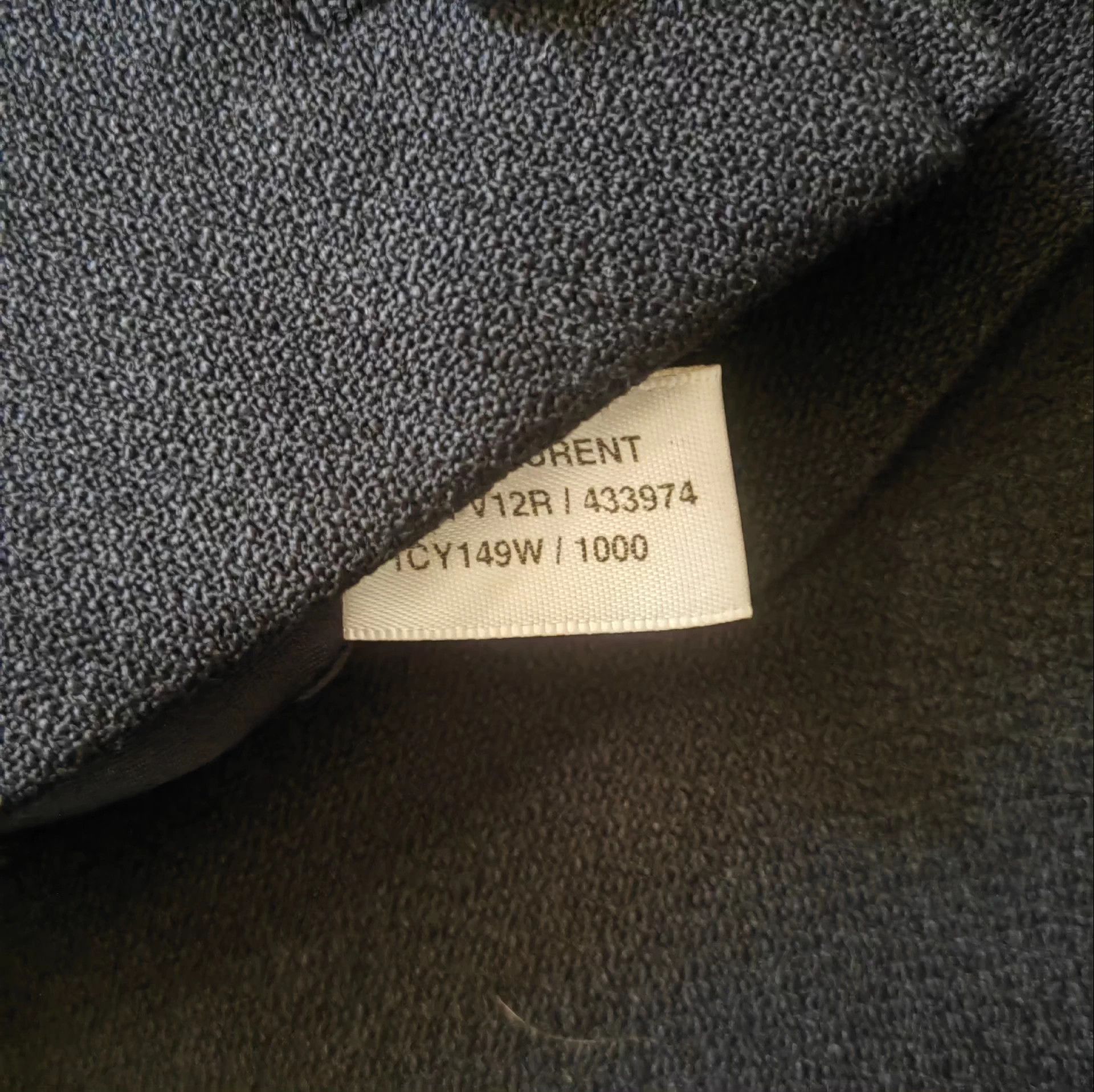 Saint Laurent Paris SLP 16fw topstitch sword collar smoking jacket sample Size 44S - 5 Thumbnail