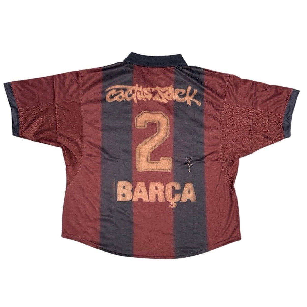 Nike × Travis Scott CACTUS JACK x NIKE x FC BARCELONA SKELETON Soccer Jersey Size US XXL / EU 58 / 5 - 2 Thumbnail