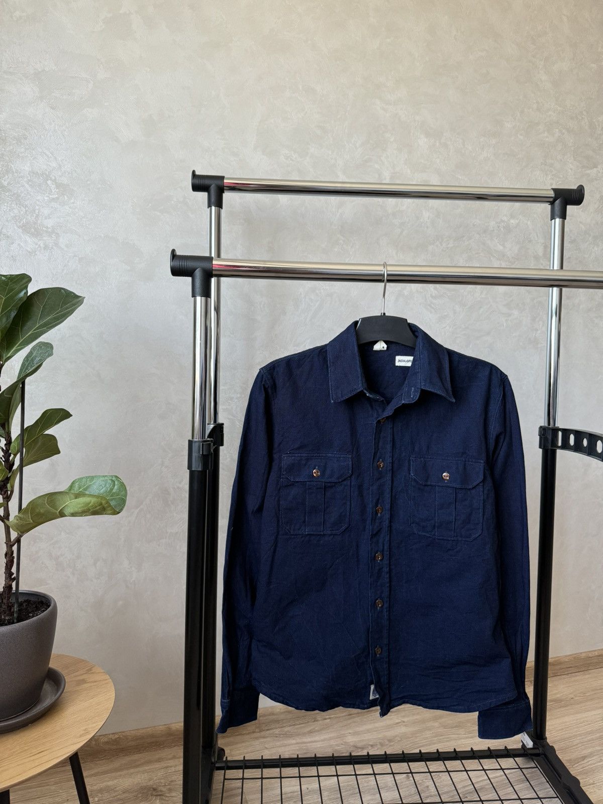 Indigofera Indigofera Blue Button Up Shirt Size US S / EU 44-46 / 1 - 2 Thumbnail