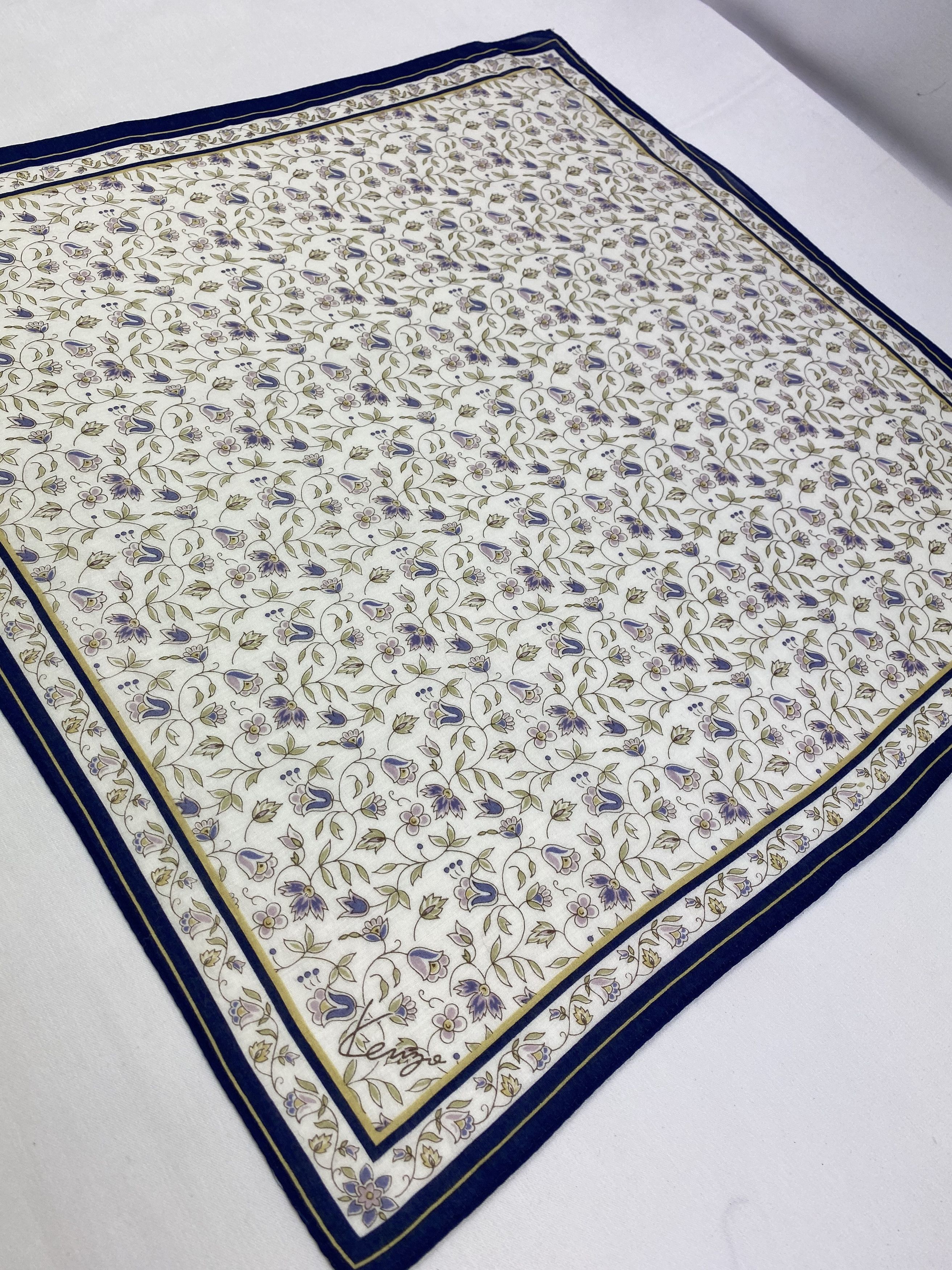 Kenzo × Vintage Kenzo Handkerchief / Bandana / Neckerchief Size ONE SIZE - 4 Thumbnail