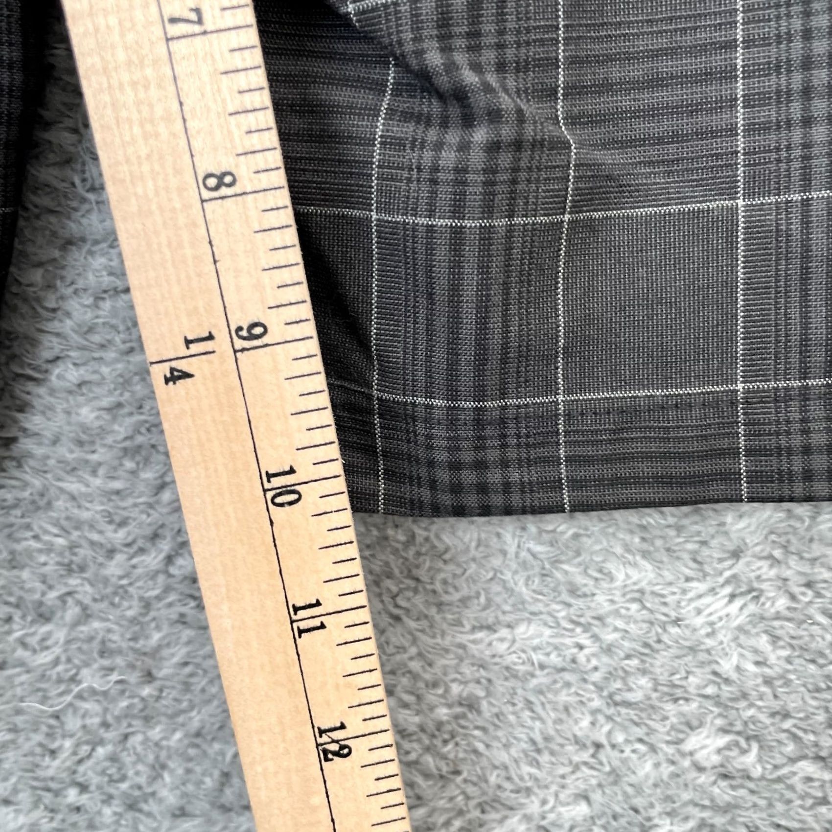 O'Neill VINTAGE O'Neill Shorts Men 34 Gray Chino Windowpane Plaid Viscose Surf Skate y2k Size US 34 / EU 50 - 6 Thumbnail