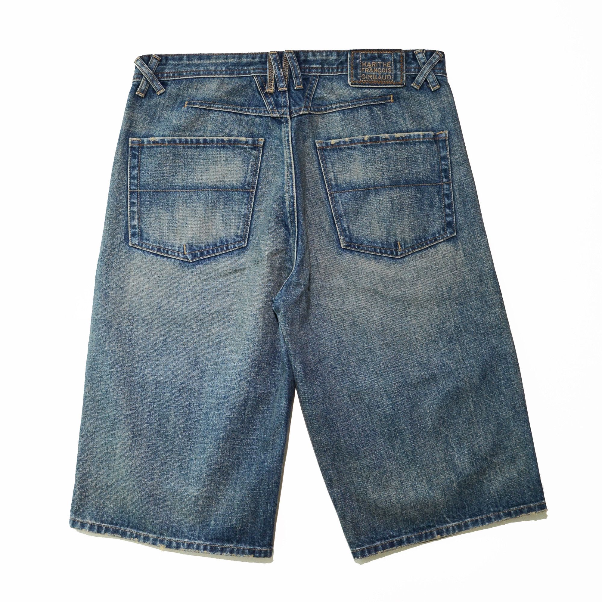 Marithe + Francois Girbaud M+FG Jorts W34 Sample item Rare Design 2006 Carft Size US 34 / EU 50 - 2 Thumbnail