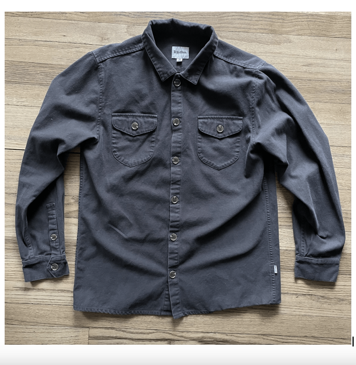 Rhythm Brown button down shirt M Size US M / EU 48-50 / 2 - 1 Preview