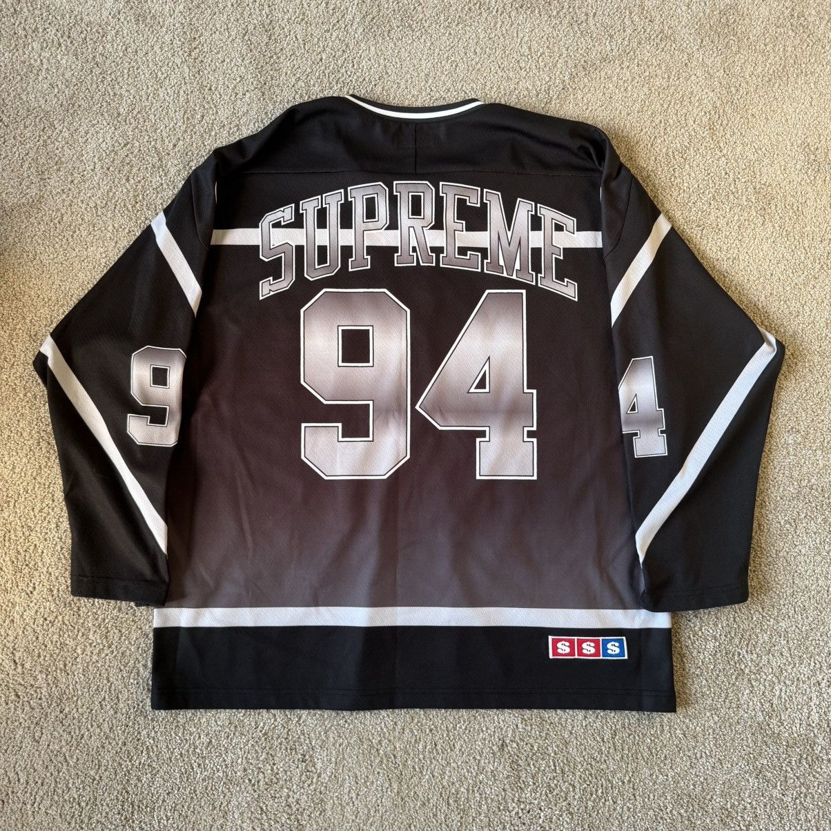 Supreme Supreme Bones Hockey Jersey Black FW23 Size US XL / EU 56 / 4 - 5 Thumbnail
