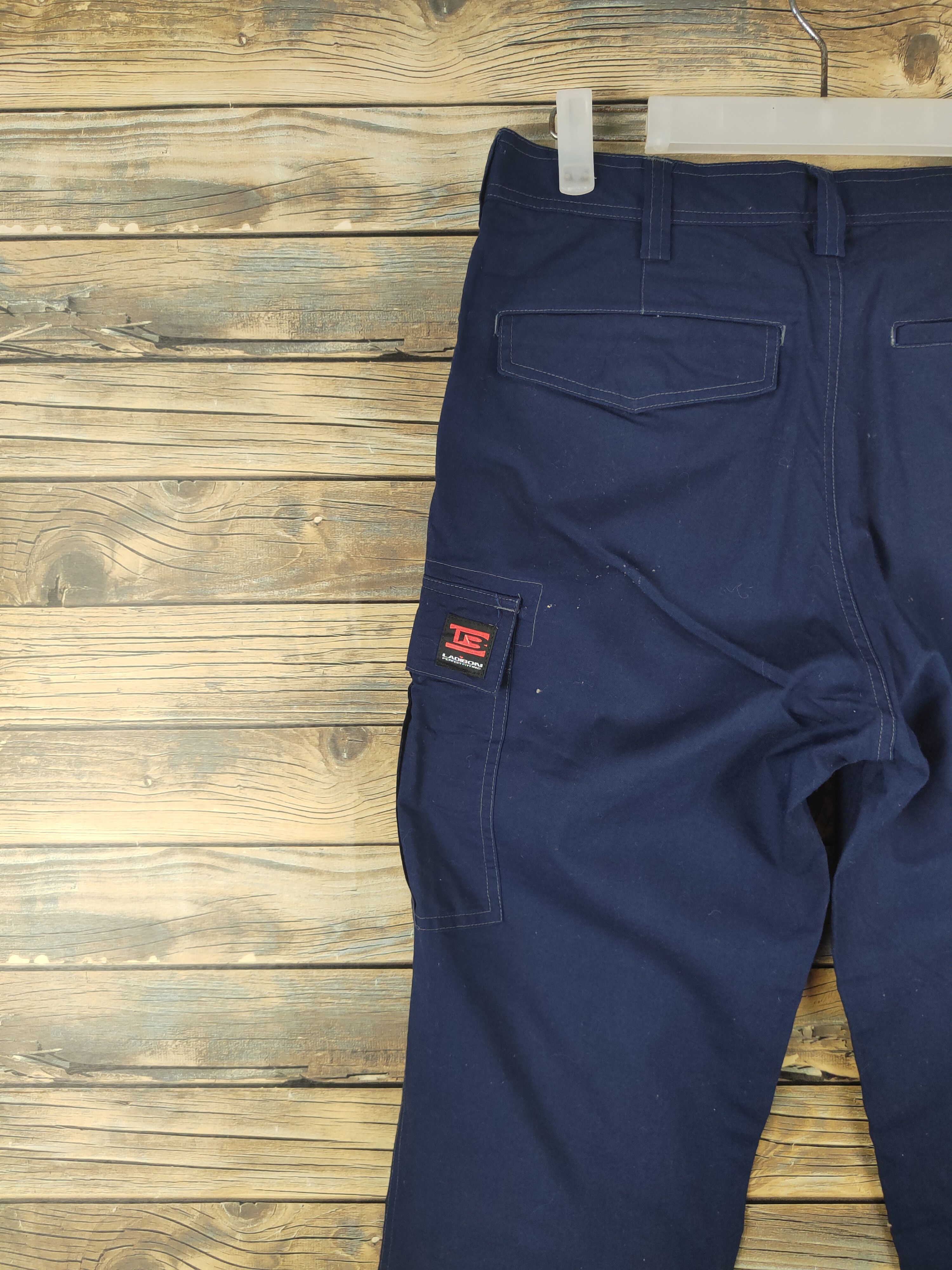 Japanese Brand DL Ladibon Navy Multipocket Tactical Cargo Pants #1884 Size US 31 - 8 Thumbnail