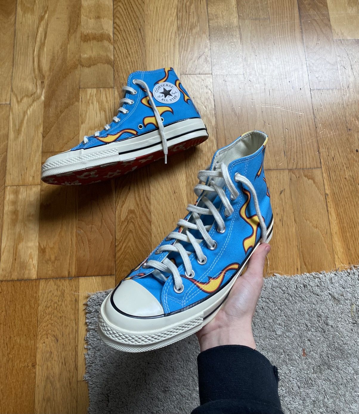 Converse × Golf le Fleur Golf Le Fleur x Chuck 70 Converse Cherry Bomb Flame Size 7.5 Size US 7.5 / EU 40-41 - 1 Thumbnail
