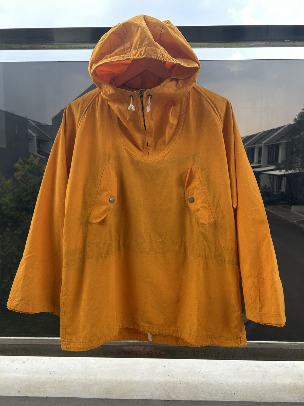 Vintage Vintage Hooded Mustard Smock Jacket Size US M / EU 48-50 / 2 - 1 Thumbnail