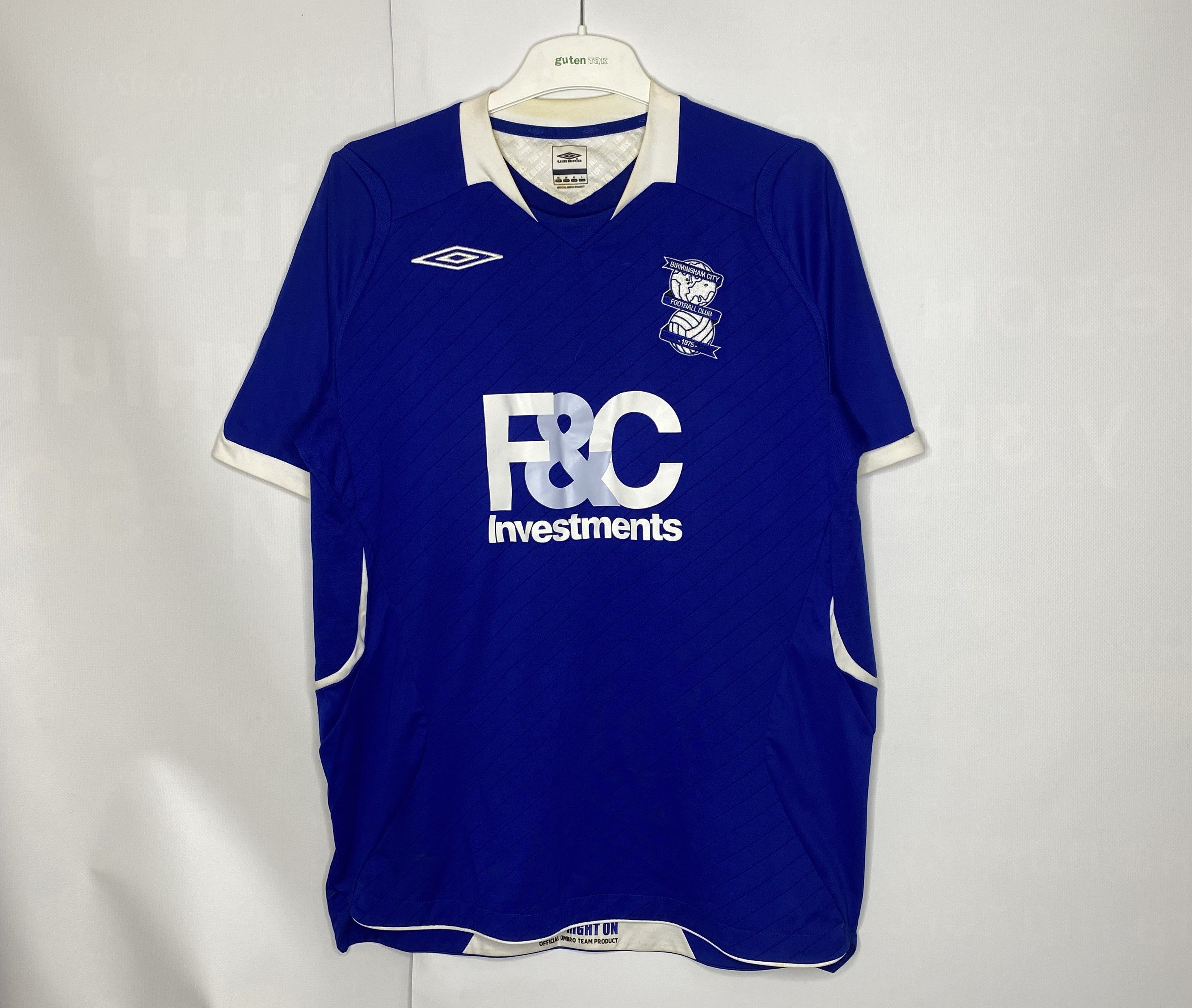 Umbro BIRMINGHAM CITY 2008 2009 HOME FOOTBALL SHIRT SOCCER JERSEY Size US M / EU 48-50 / 2 - 1 Thumbnail