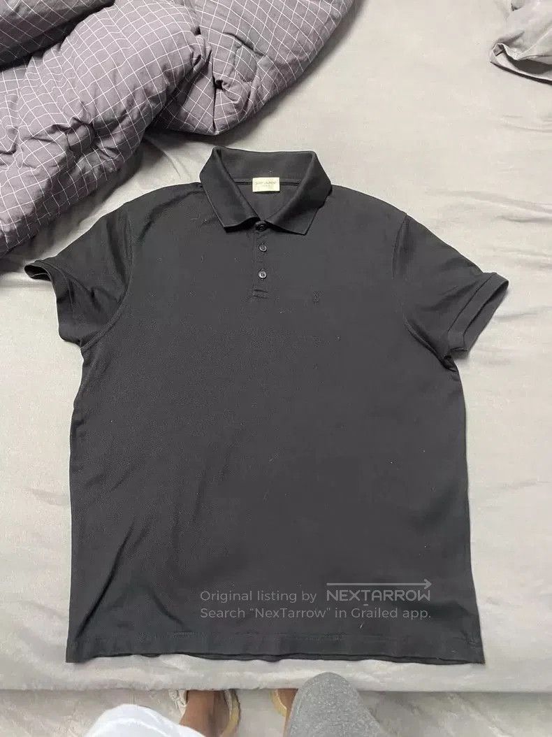 Yves Saint Laurent YSL Men's Short Sleeve Polo Shirt. Size US S / EU 44-46 / 1 - 1 Thumbnail