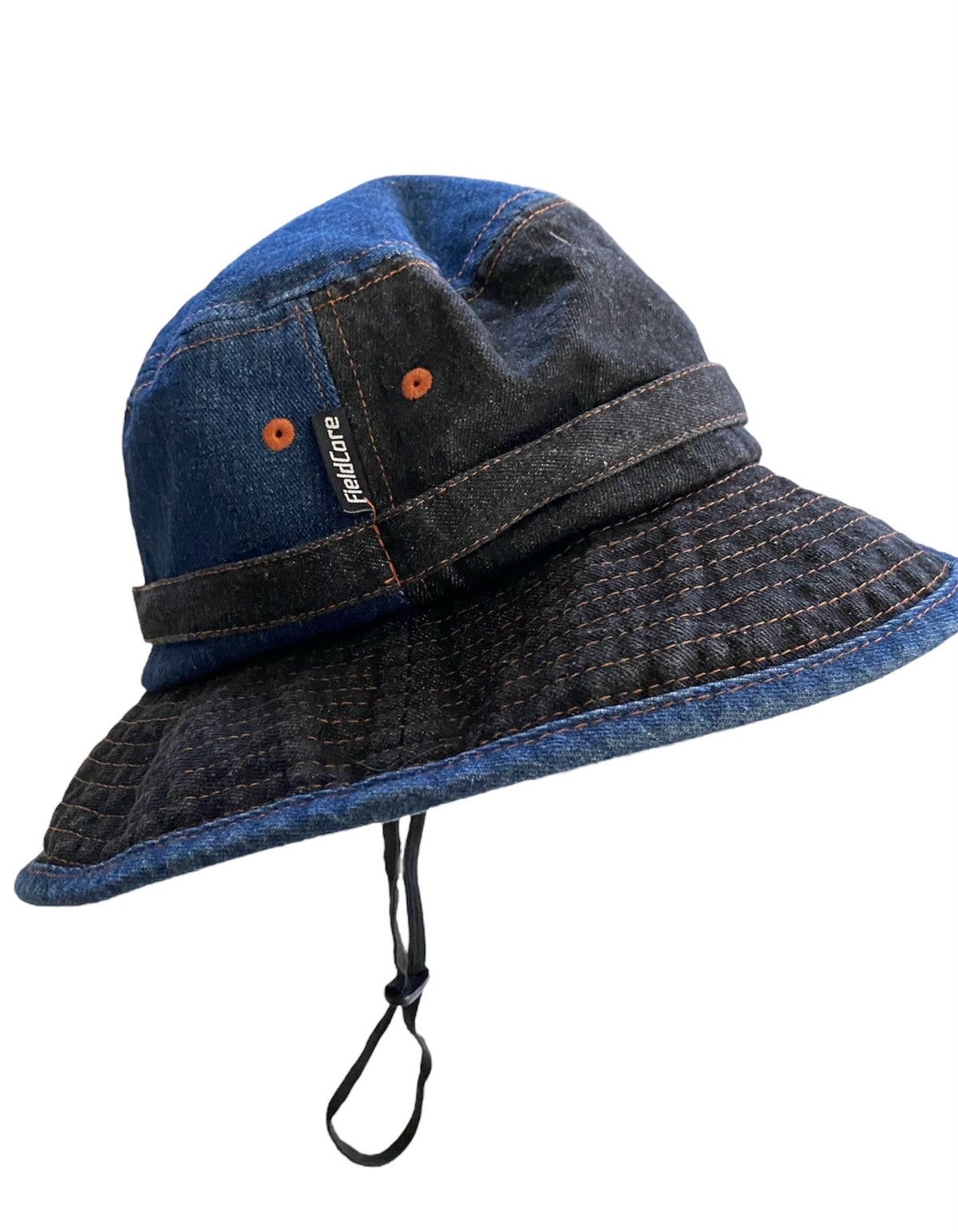 Designer × Japanese Brand Rare🔥 Fieldcore Denim Bucket Hat Size ONE SIZE - 3 Thumbnail