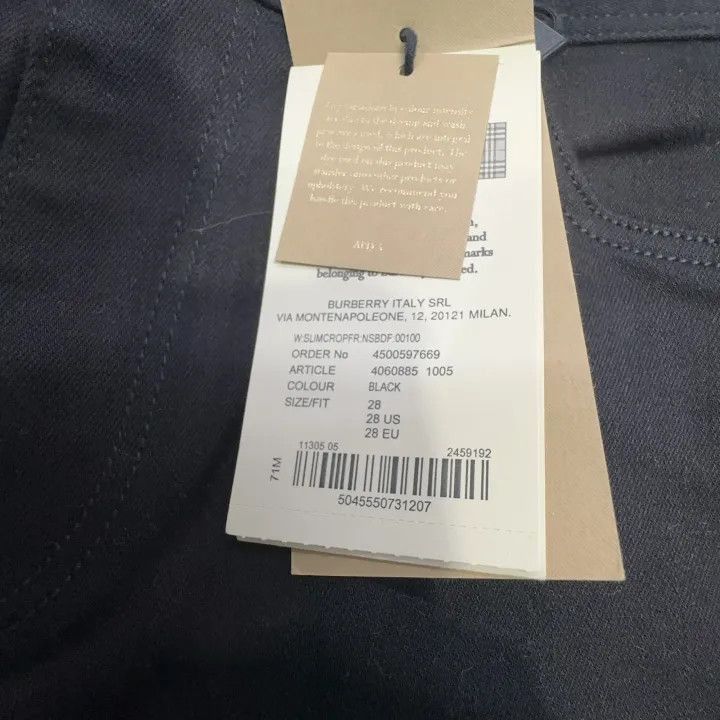 Burberry Burberry Burberry Casual Stylish Solid Color Pants-2507 Size US 28 / EU 44 - 4 Thumbnail