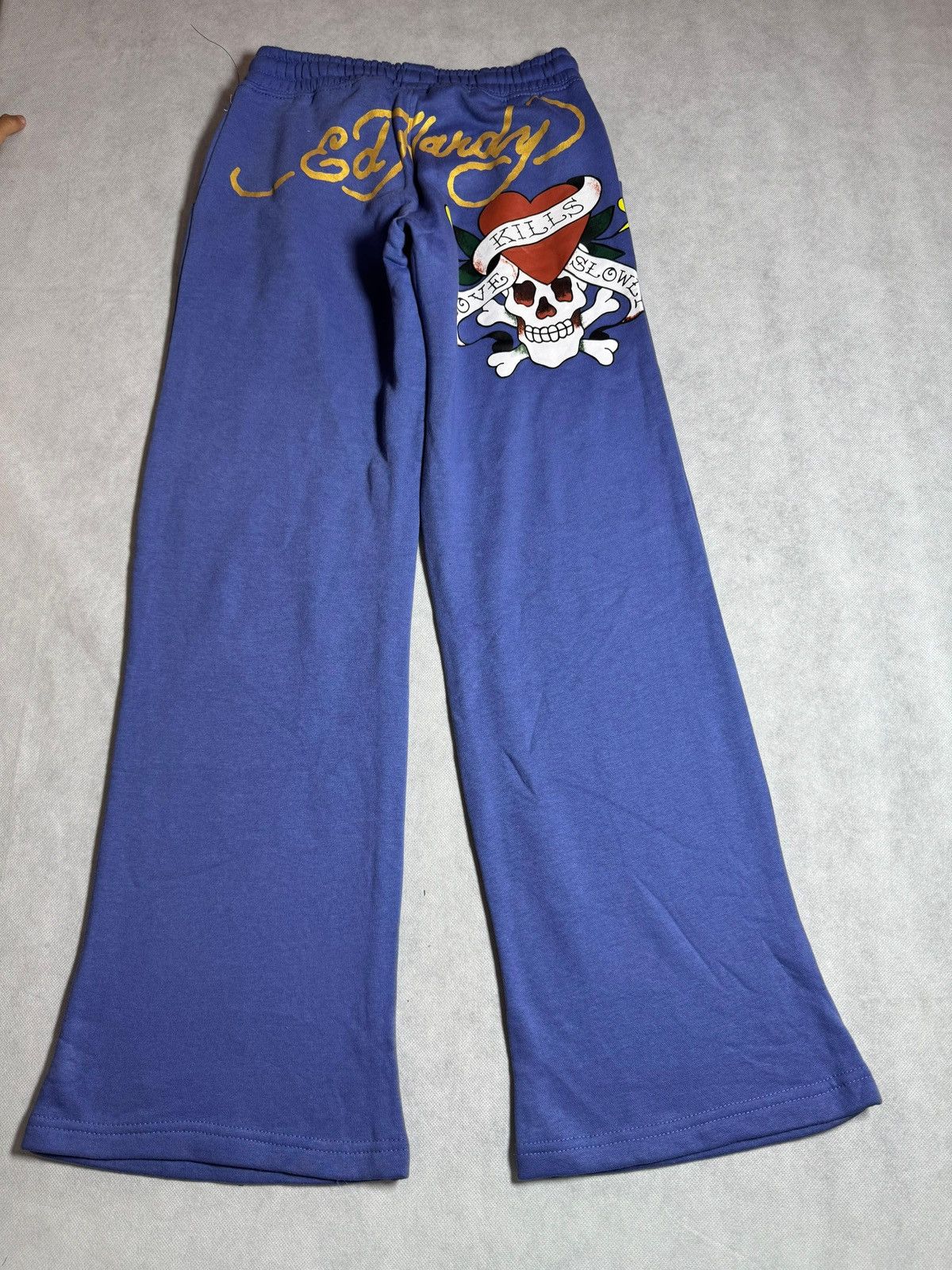 Ed Hardy Ed Hardy Women’s Pale Blue Trouser (Unworn) Size 27" / US 4 / IT 40 - 2 Thumbnail