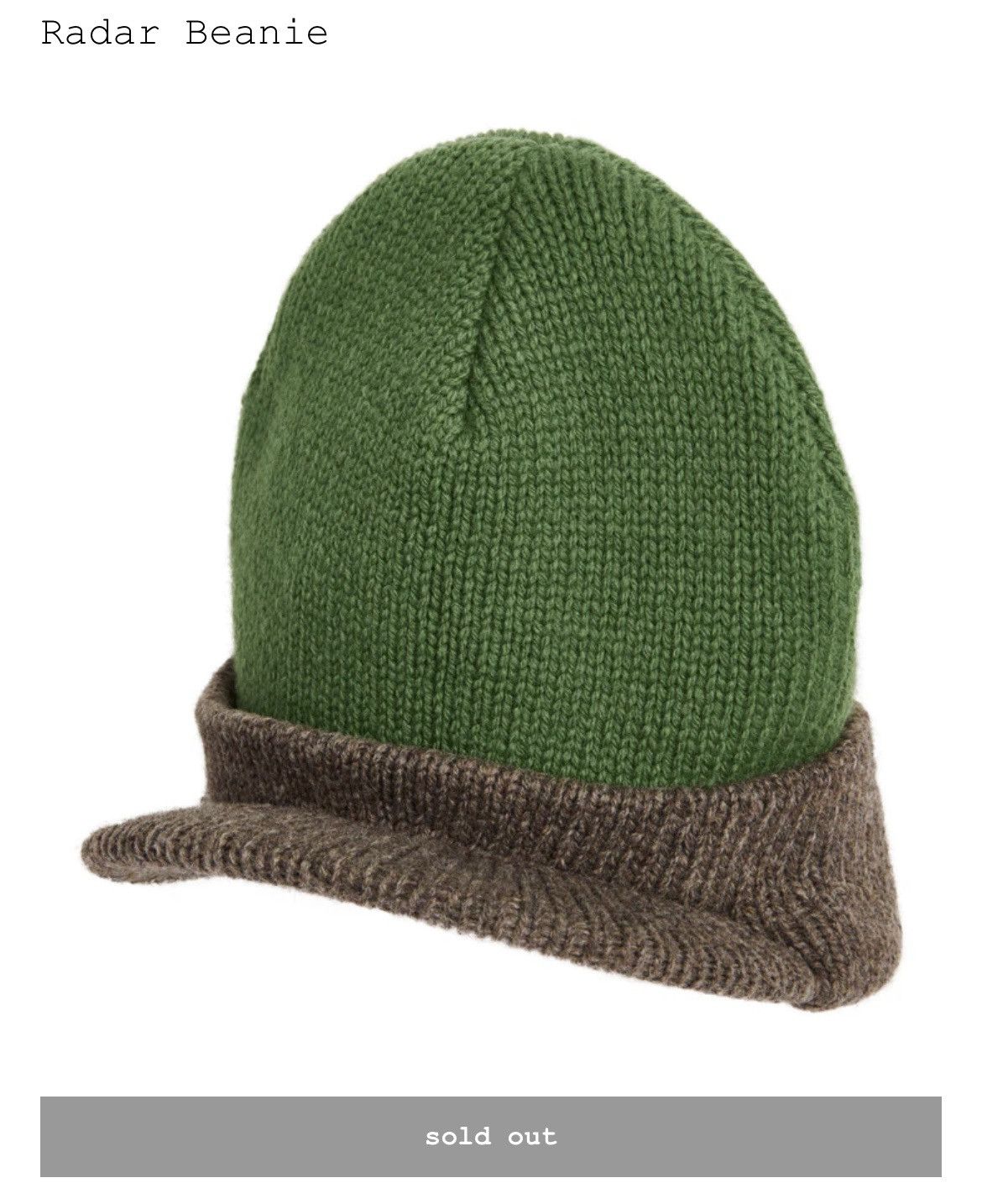 Supreme Supreme Radar Beanie Olive Green FW25 Size ONE SIZE - 2 Thumbnail