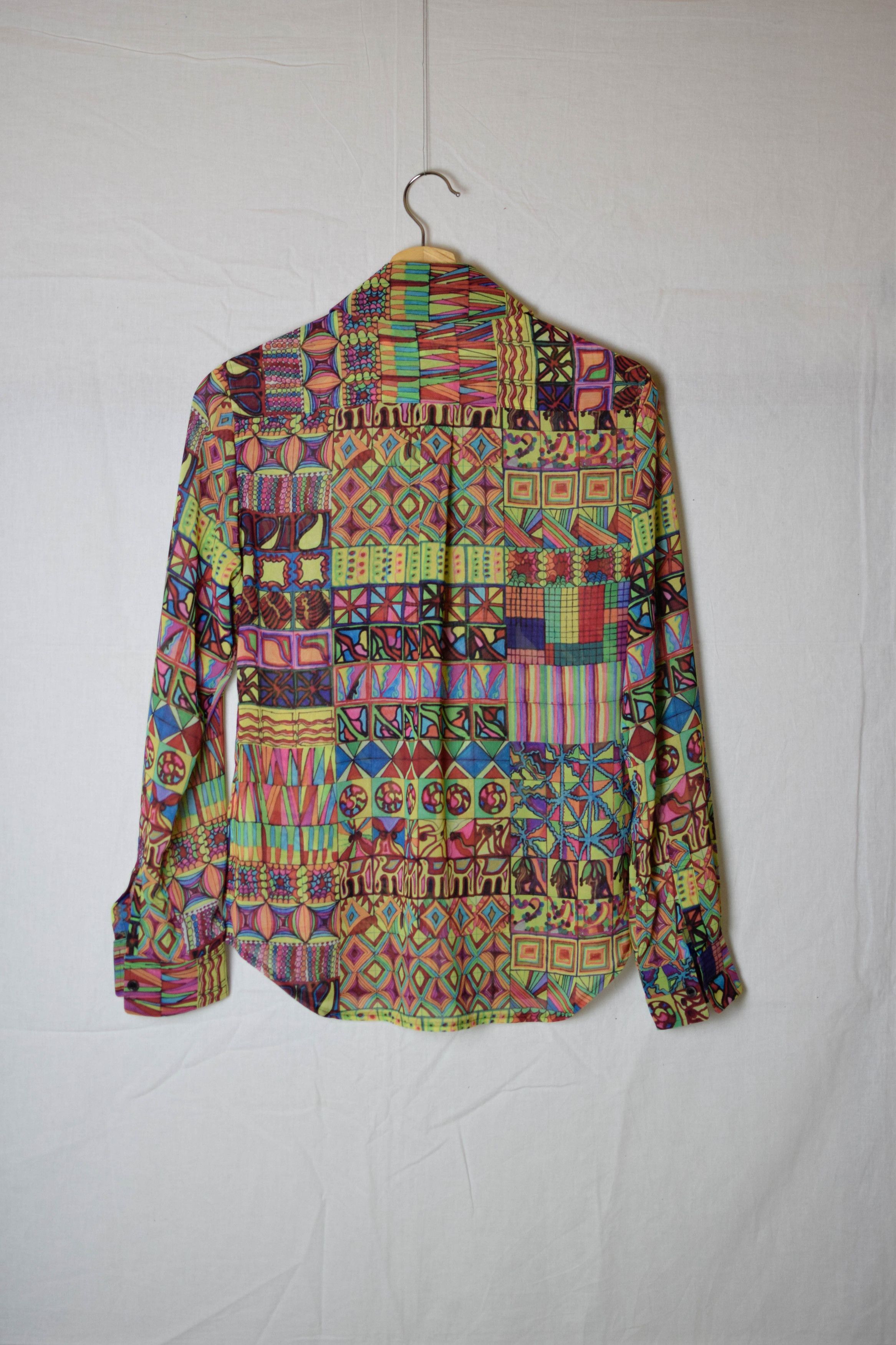 Comme des Garcons CDG AD2013 Psychedelic Shirt - GL-B014 Size US S / EU 44-46 / 1 - 3 Thumbnail